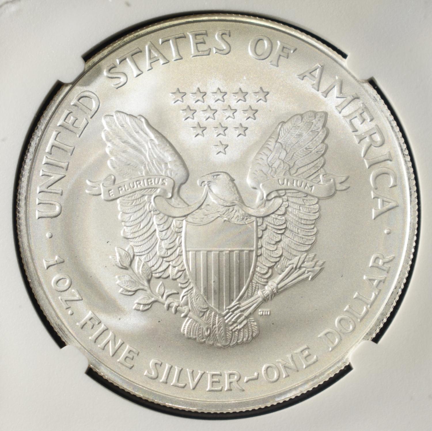 2005 AMERICAN SILVER EAGLE NGC MS69