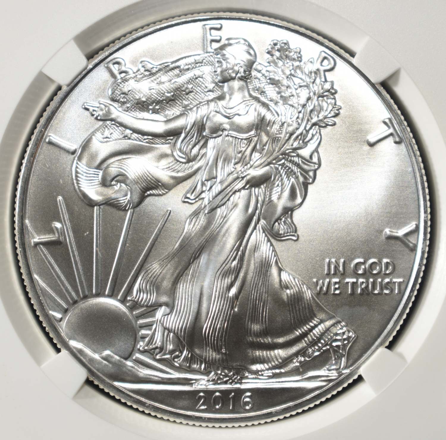 2016 AMERICAN SILVER EAGLE NGC MS69