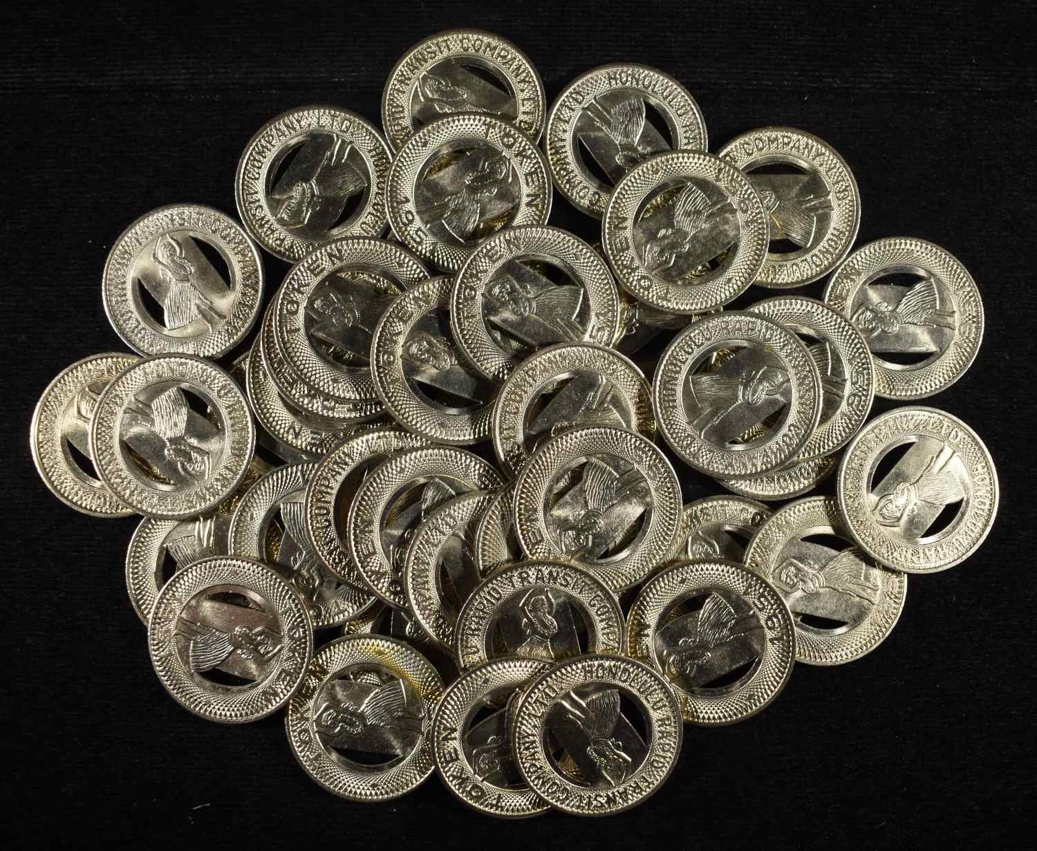 (40) 1951 HONOLULU RAPID TOKENS