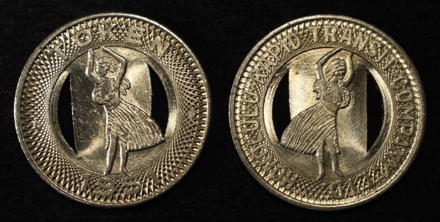 (40) 1951 HONOLULU RAPID TOKENS