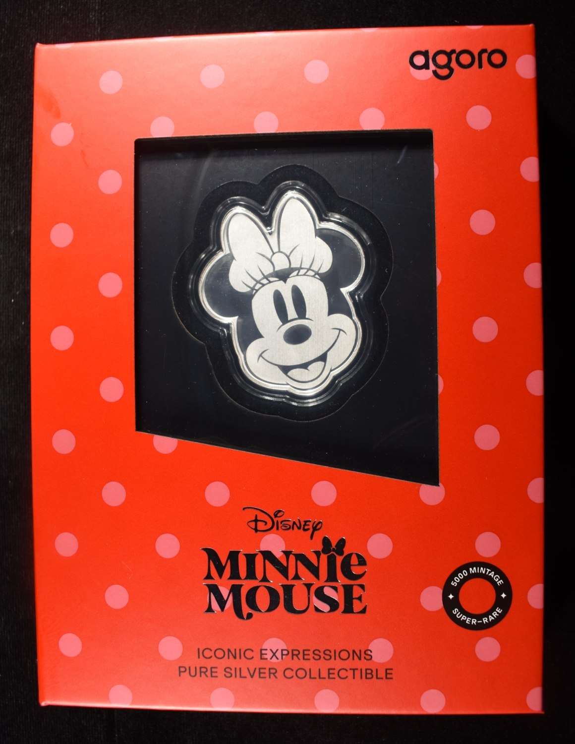 1/2 TROY OZ SILVER MINNIE MOUSE