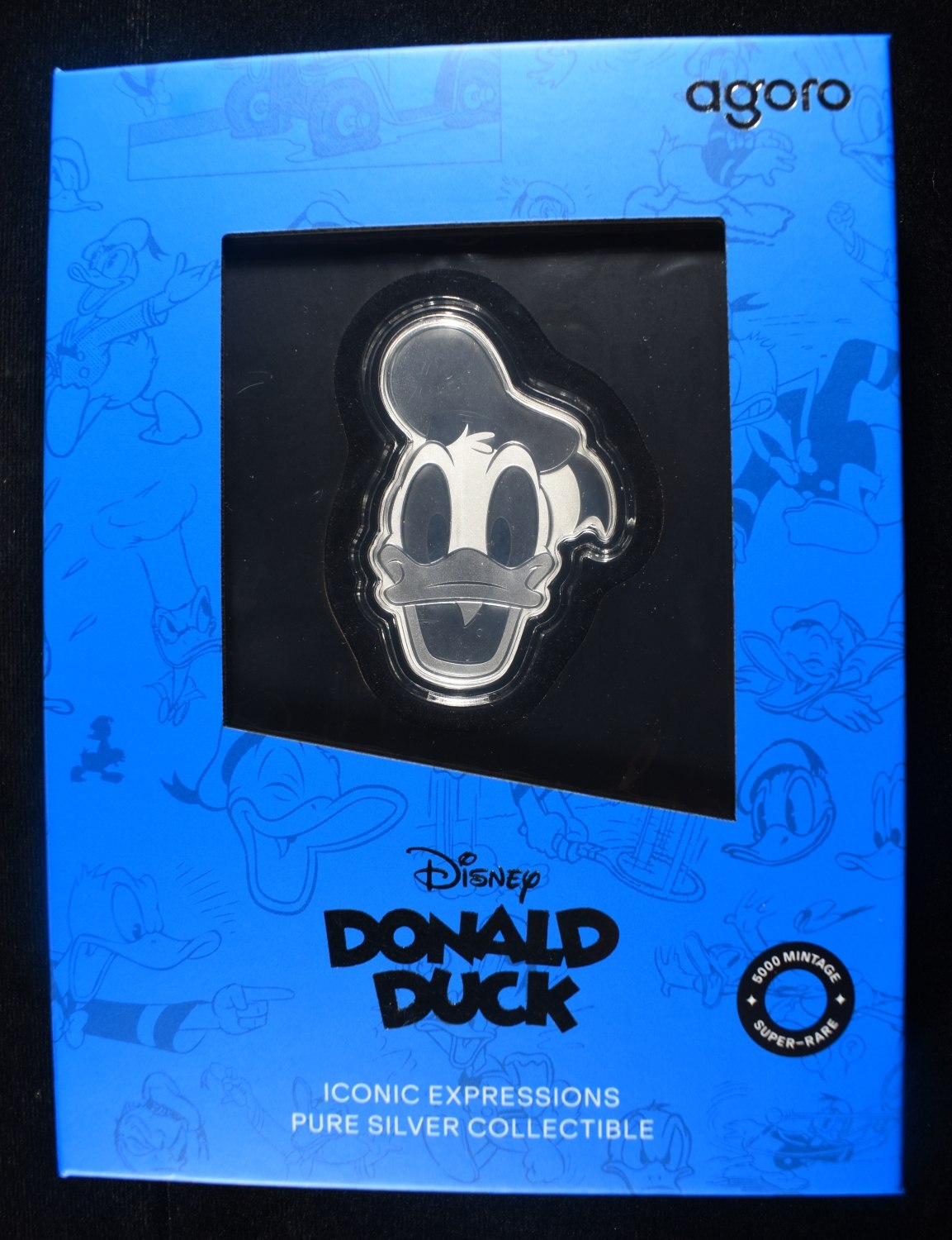 1/2 TROY OZ SILVER DONALD DUCK