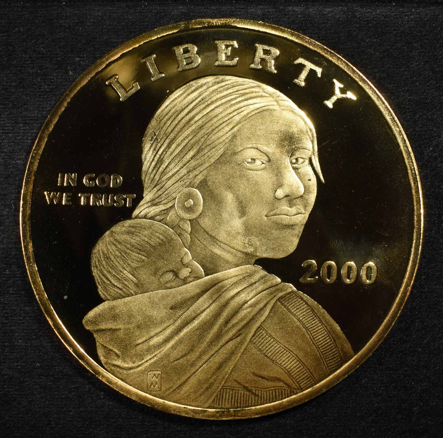 2000 GOLDEN DOLLAR GIANT QUARTER-POUND PROOF