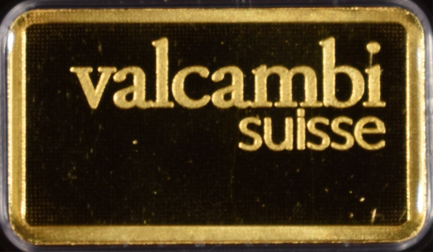 VALCAMBI SUISSE 1G 0.9999 GOLD BAR