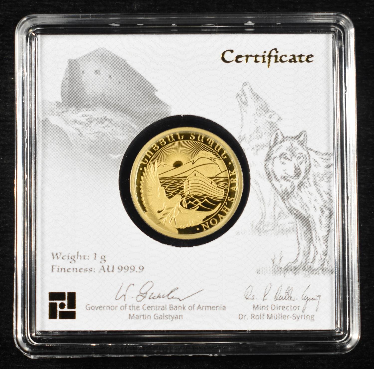 2026 NOAH'S ARK GOLD 1G