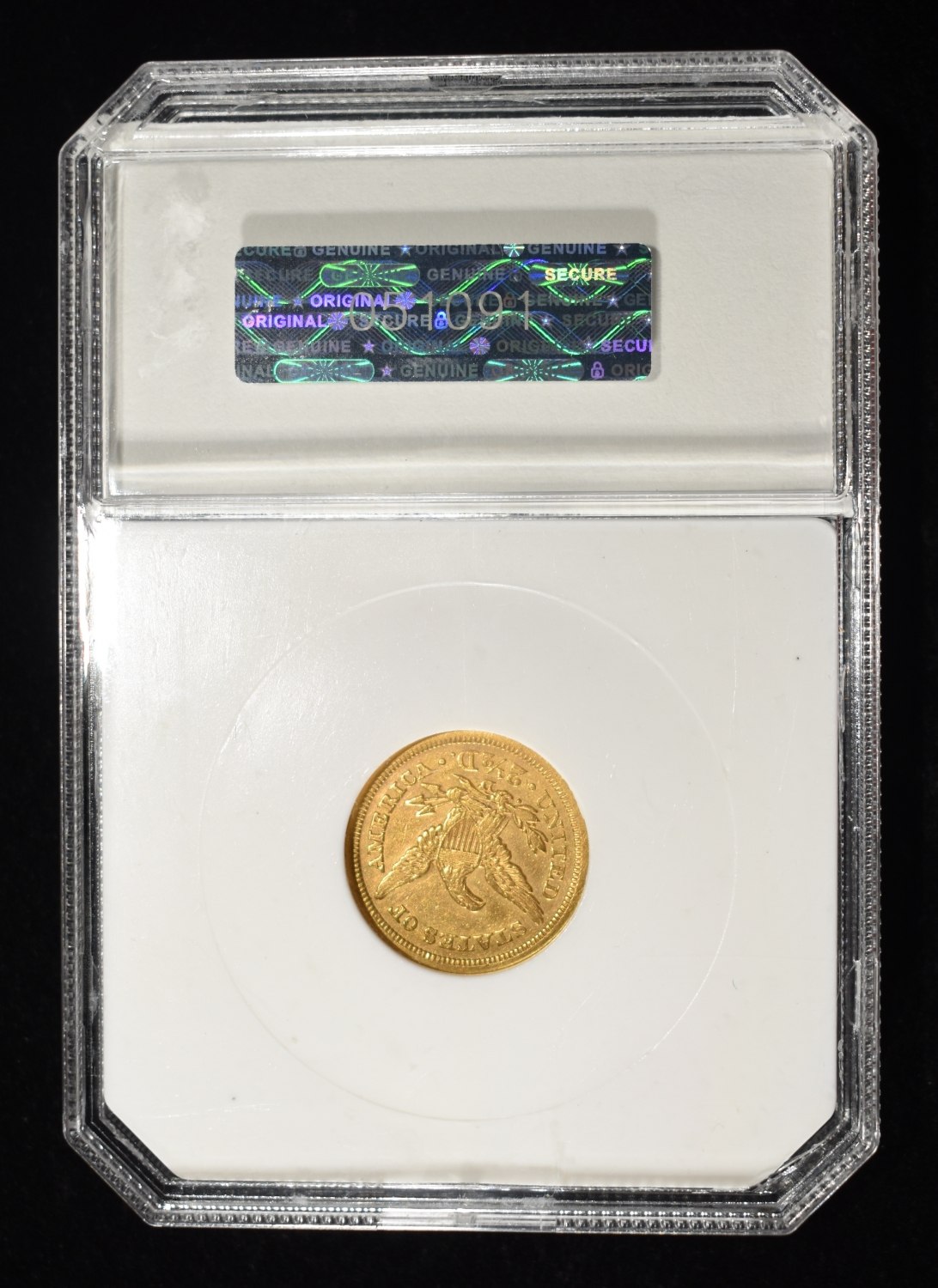 1841-D $2.5 LIBERTY GOLD PCI BU