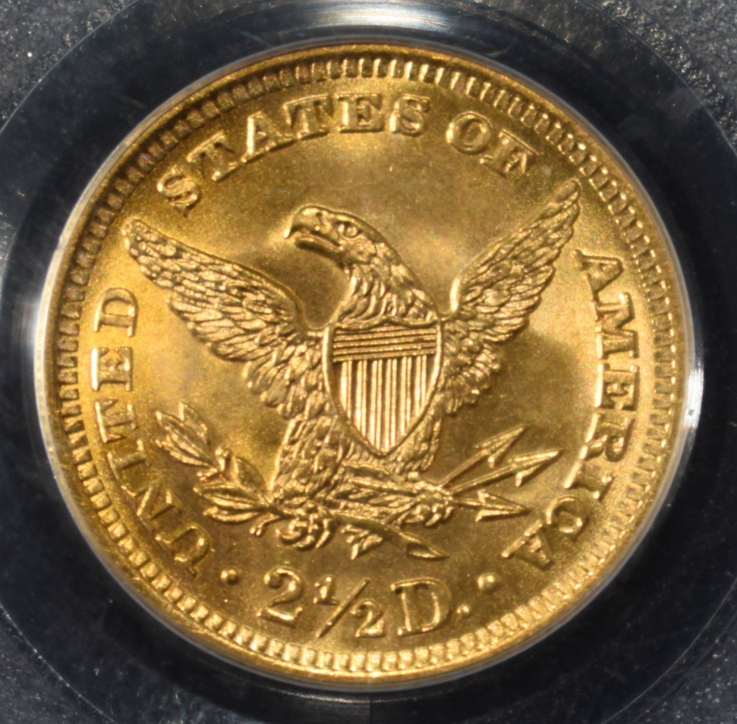 1905 $2.5 GOLD LIBERTY PCGS MS-64