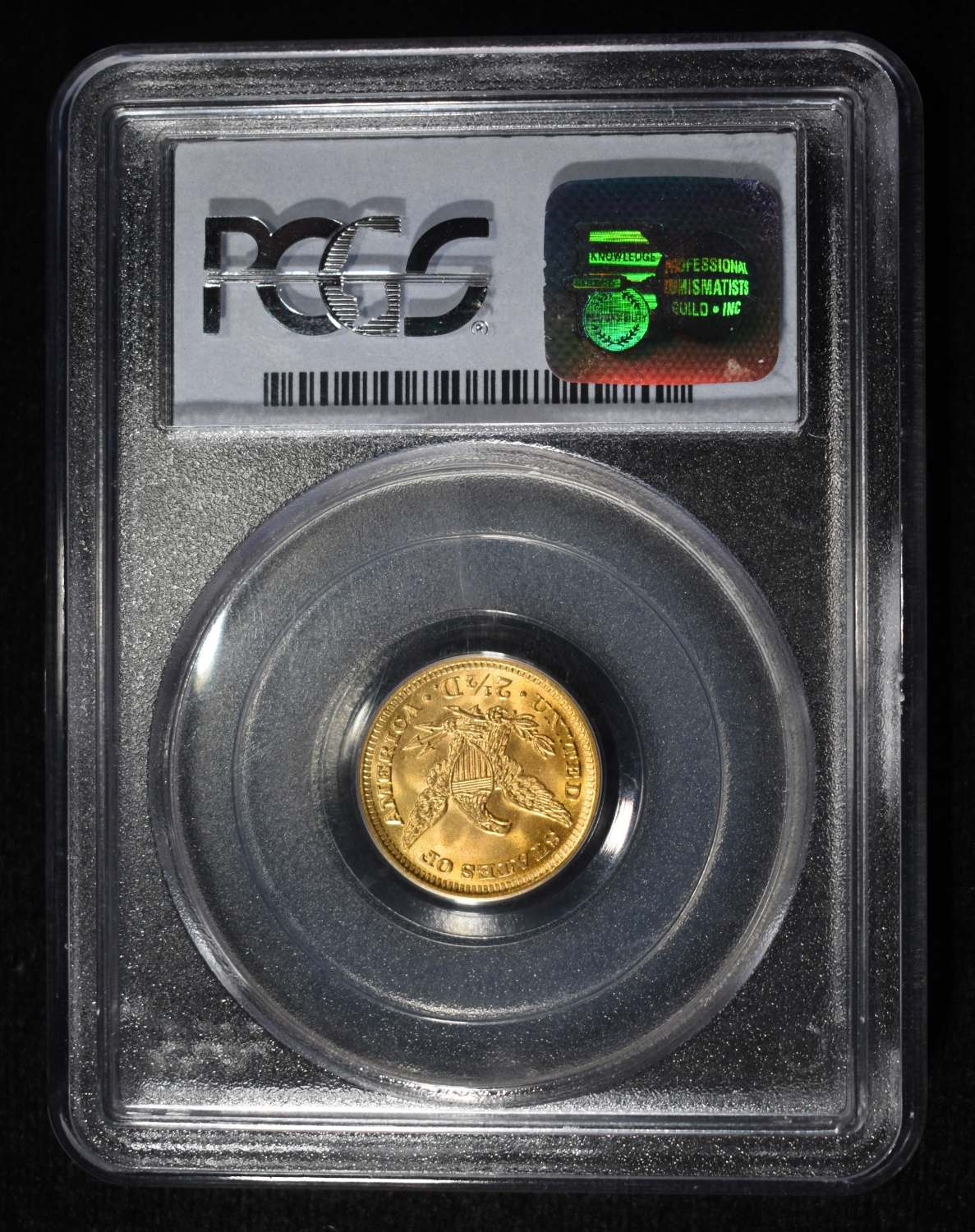 1905 $2.5 GOLD LIBERTY PCGS MS-64
