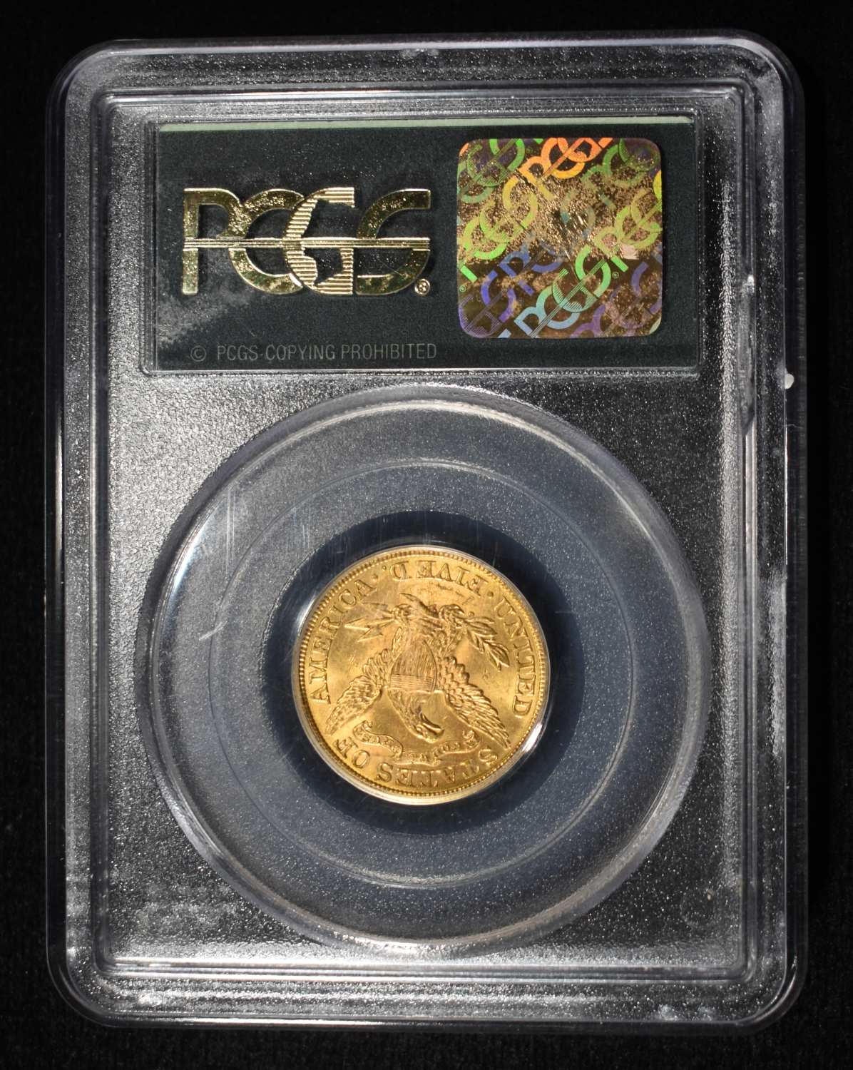 1902 $5 GOLD LIBERTY PCGS MS-63 OGH