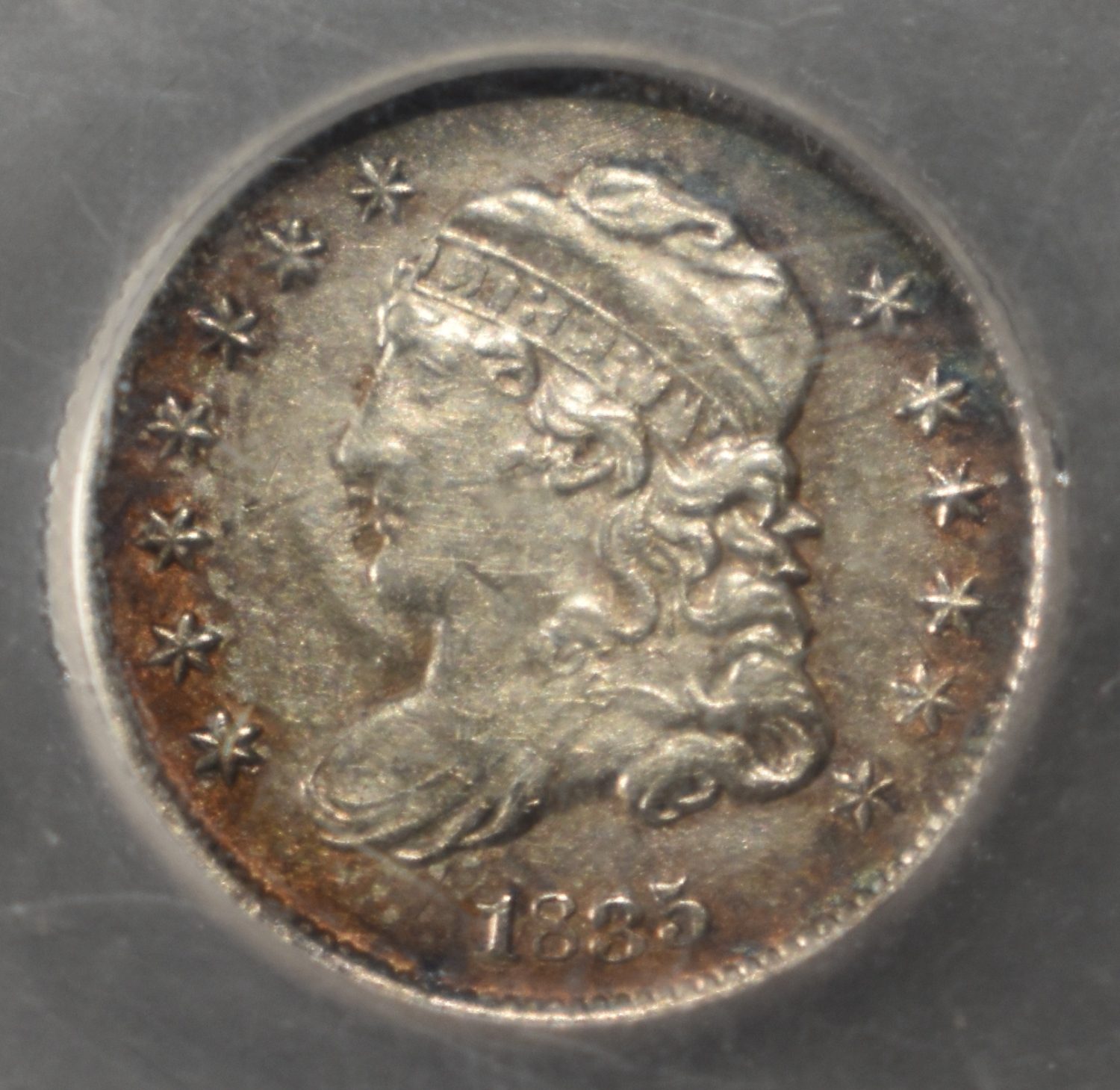 1835 BUST HALF DIME SEGS MS-61 LM-10/V-7A