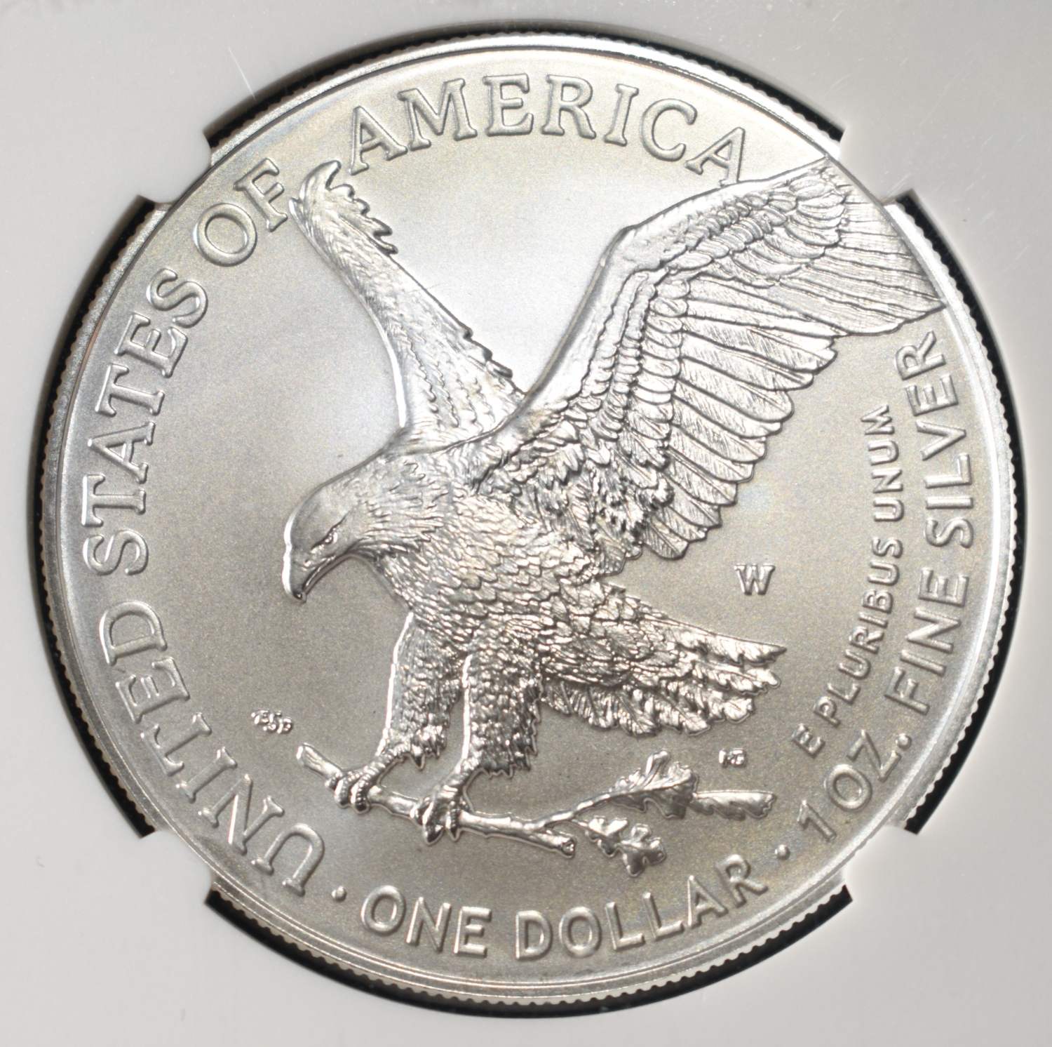 2024-W AMERICAN SILVER EAGLE NGC MS70 BURNISHED
