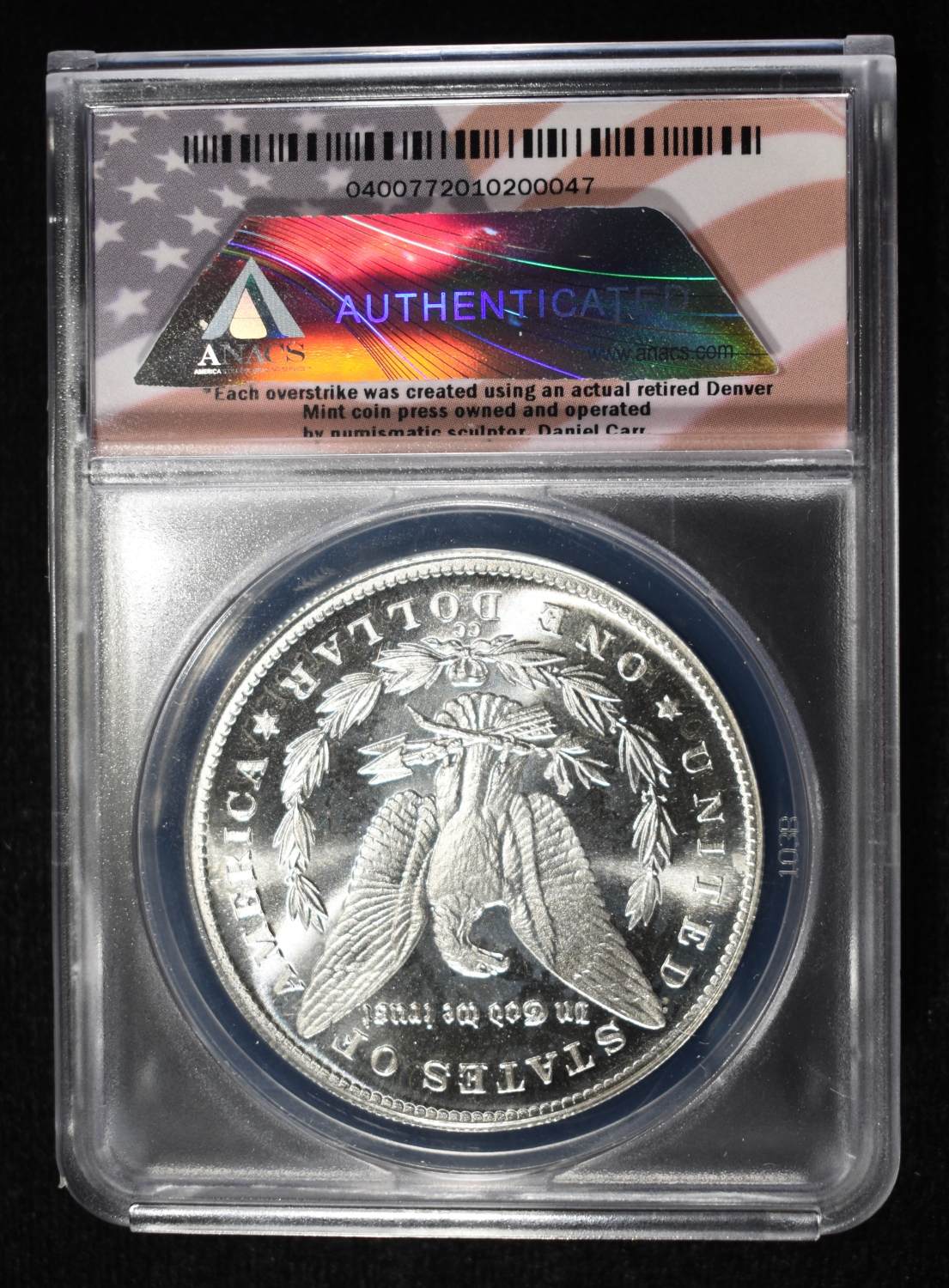 2021-CC CONCEPT DOLLAR 1 OZ .999 ANACS MS69