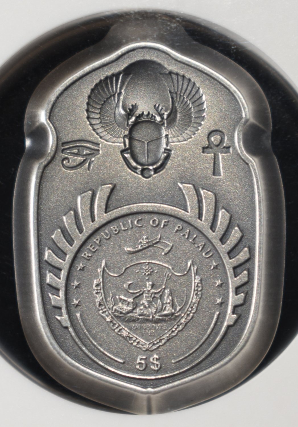 2022 PALAU SILVER SCARAB RAMSES II NGC MS70