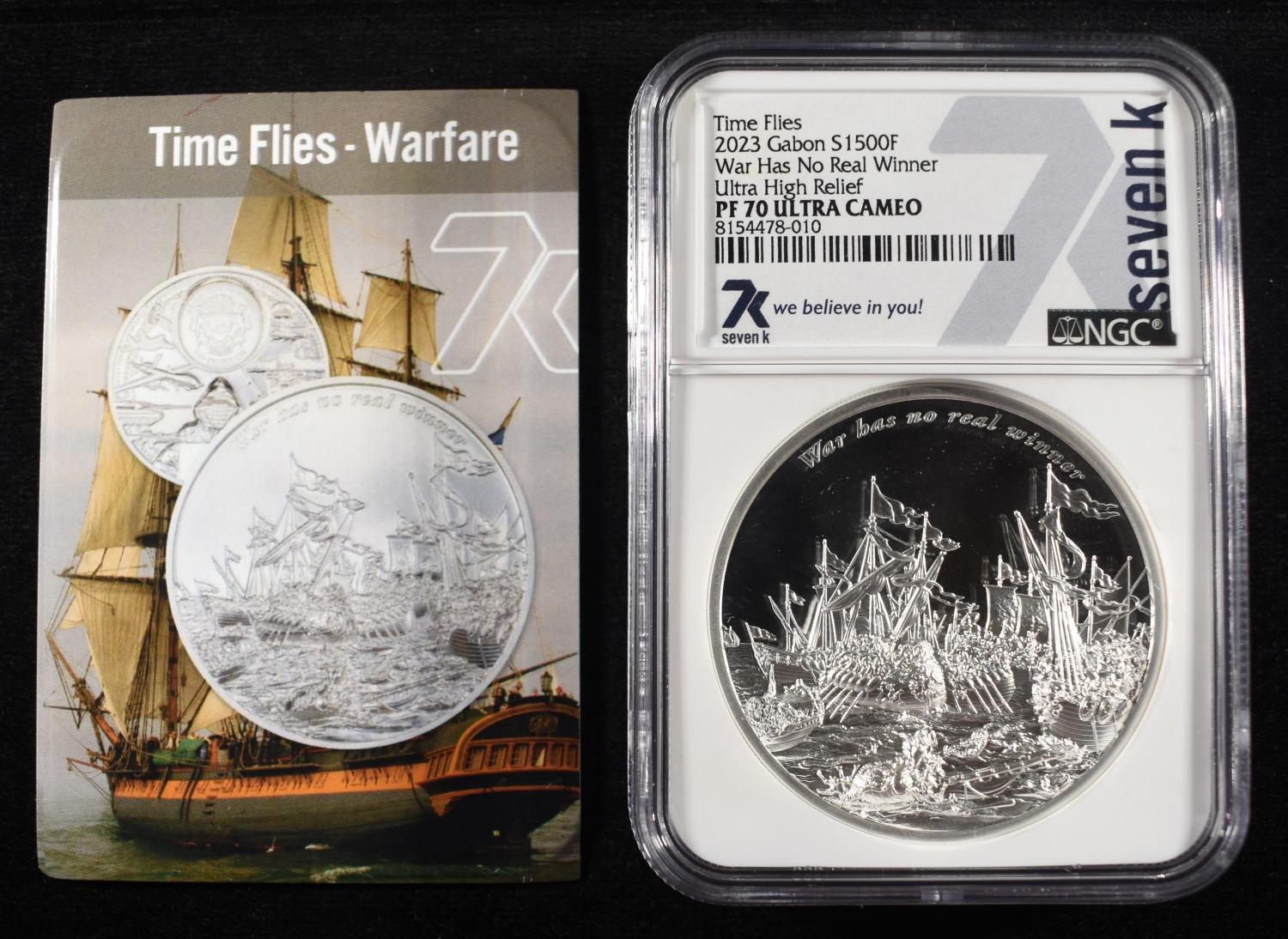 2023 GABON TIME FLIES NGC PF-70 ULTRA CAMEO