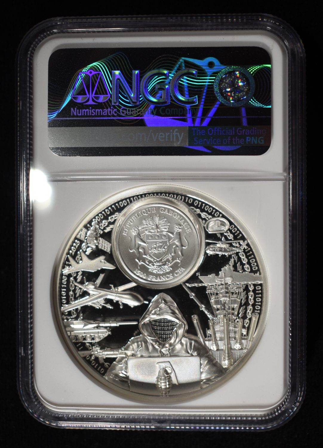 2023 GABON TIME FLIES NGC PF-70 ULTRA CAMEO