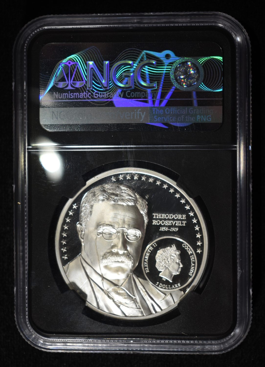 2022 COOK ISLANDS ROOSEVELT NGC PF70 ULTRA CAMEO
