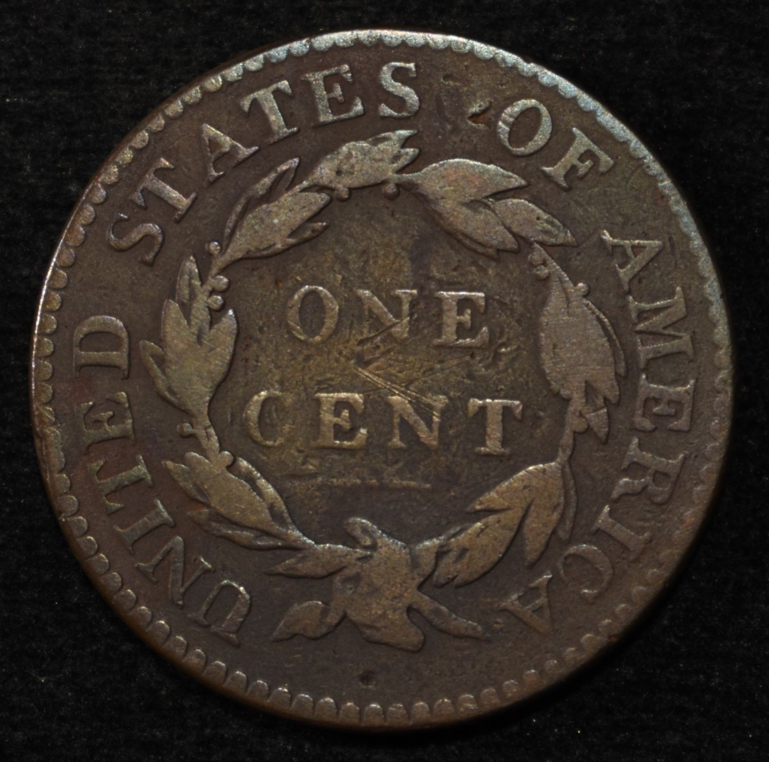 1821 LARGE CENT VG/F