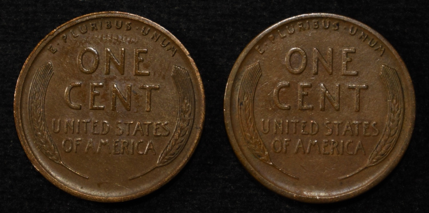 1917-D AU & 1917-S AU/BU LINCOLN CENTS