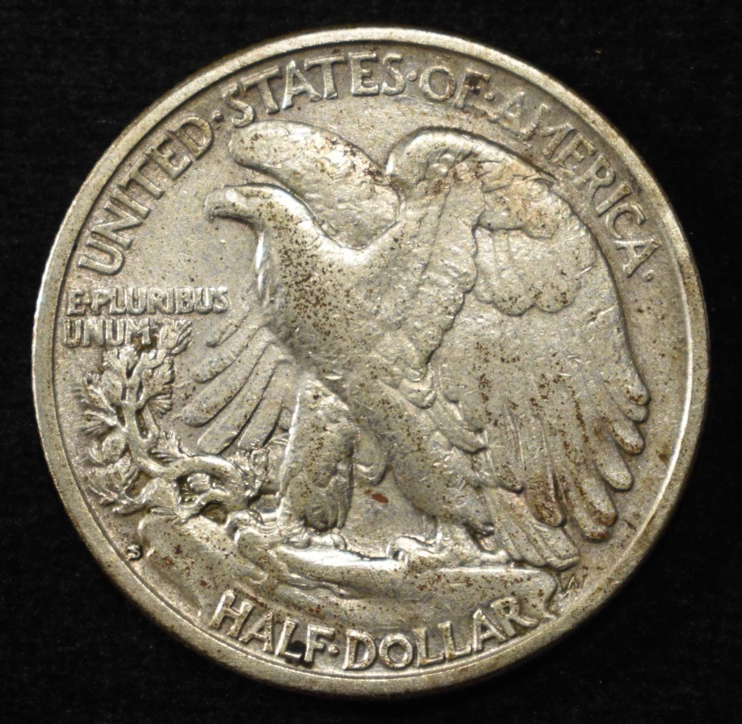 1927-S WALKING LIBERTY HALF DOLLAR XF/AU