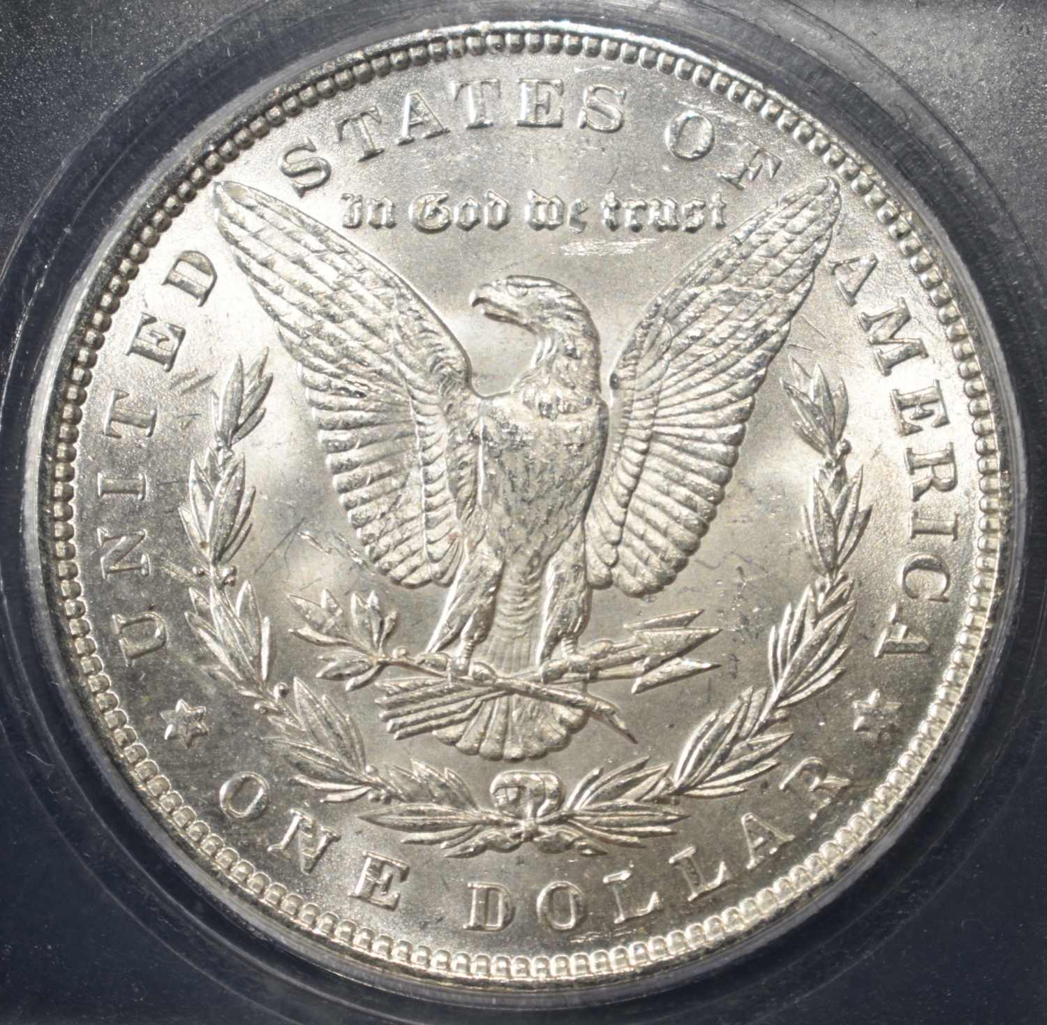 1889 MORGAN DOLLAR ICG MS62