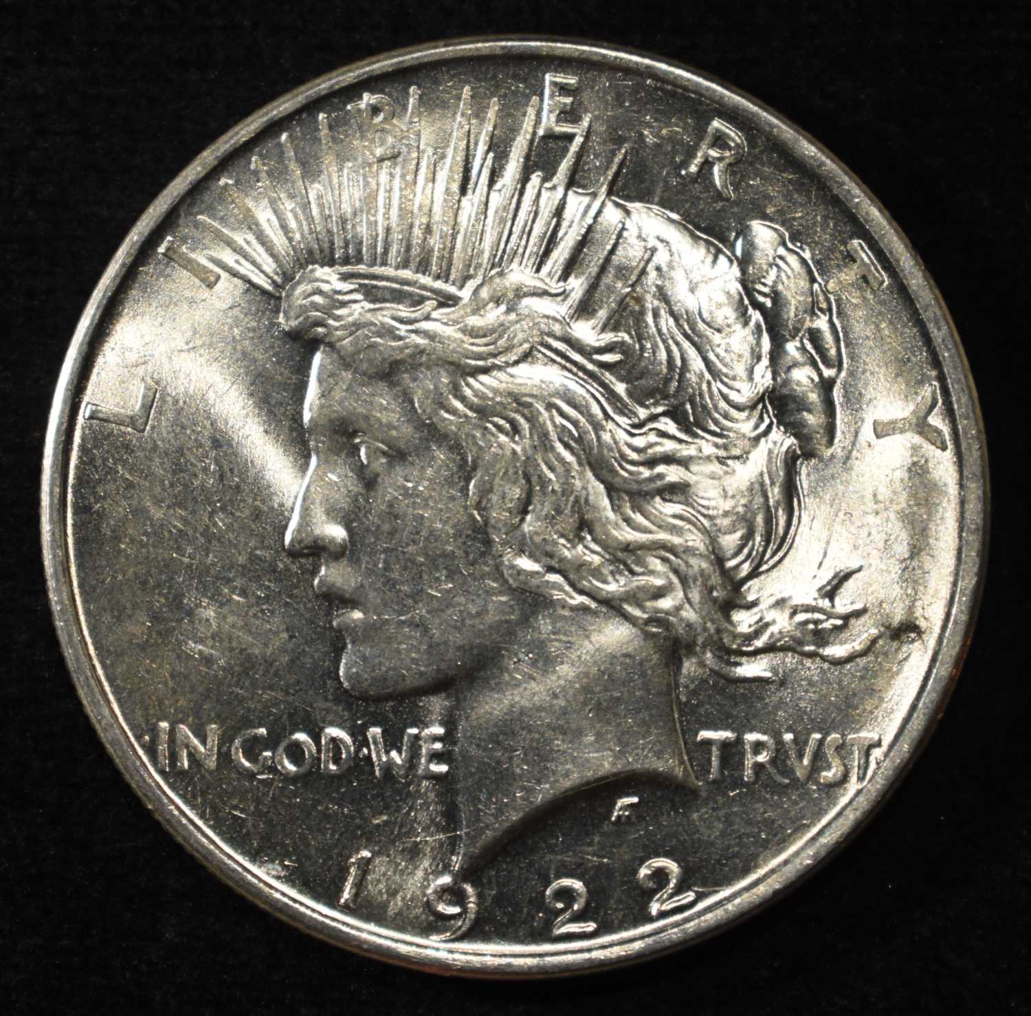 1922-D PEACE DOLLAR CH BU