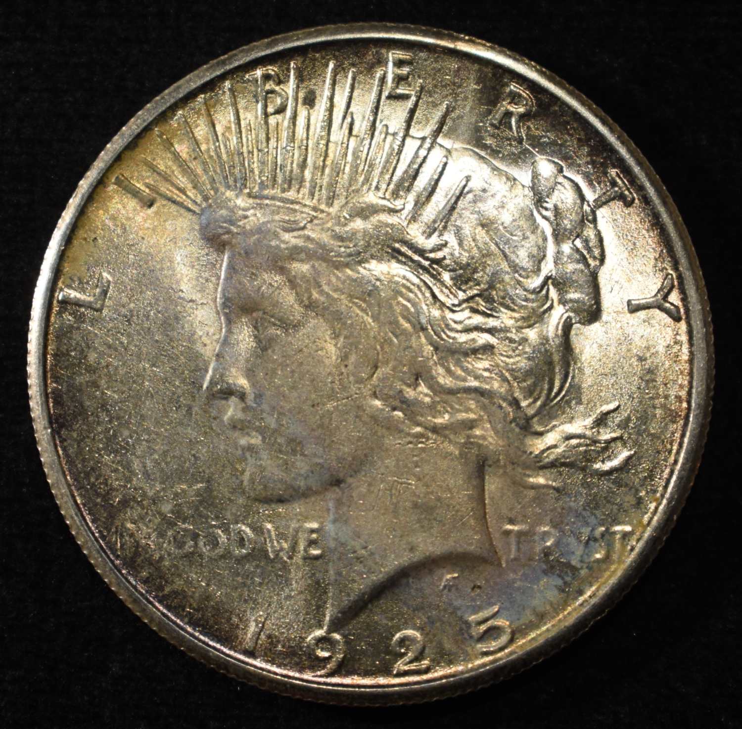 1925-S PEACE DOLLAR AU/BU
