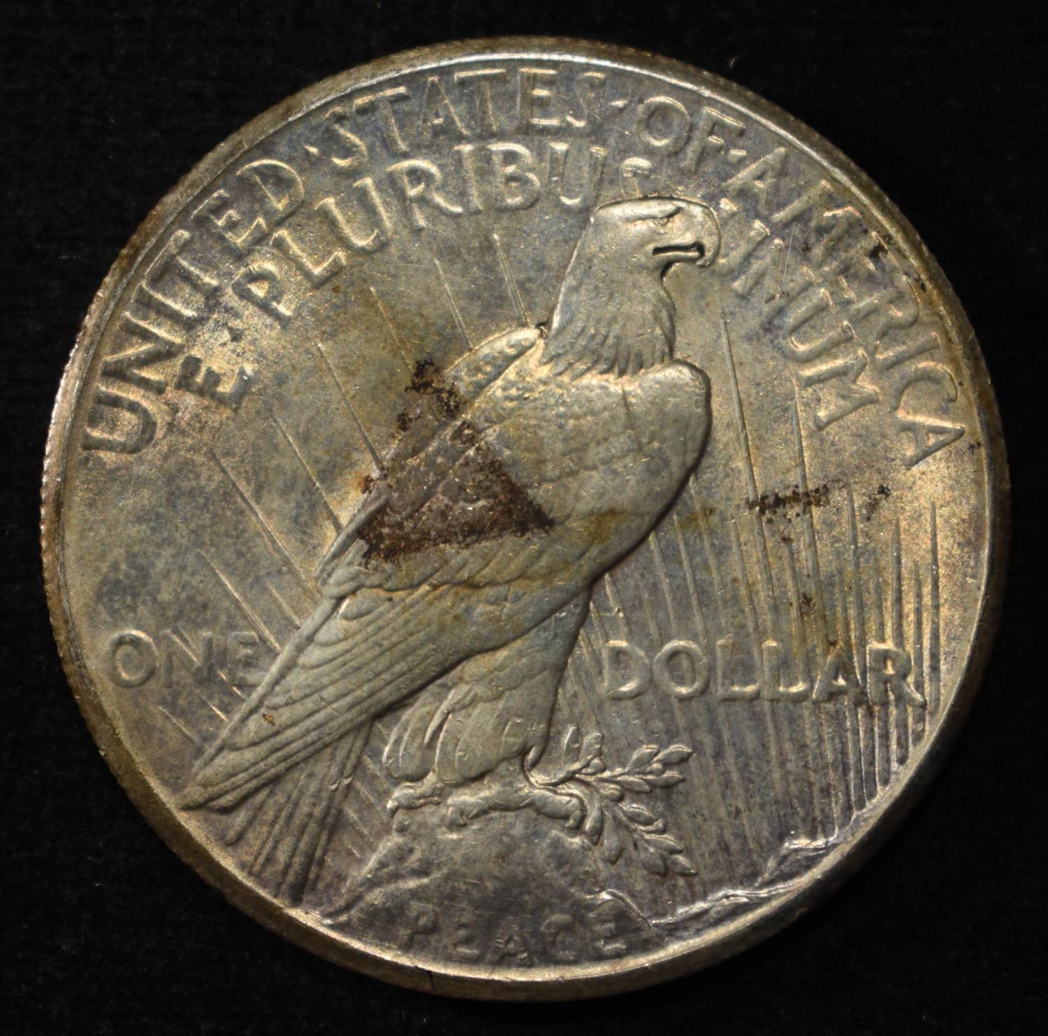 1927 PEACE DOLLAR AU/BU CLEANED