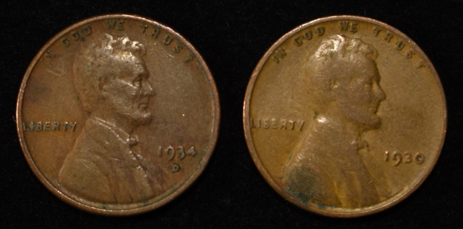 (500) WHEAT CENTS: MIXED DATES