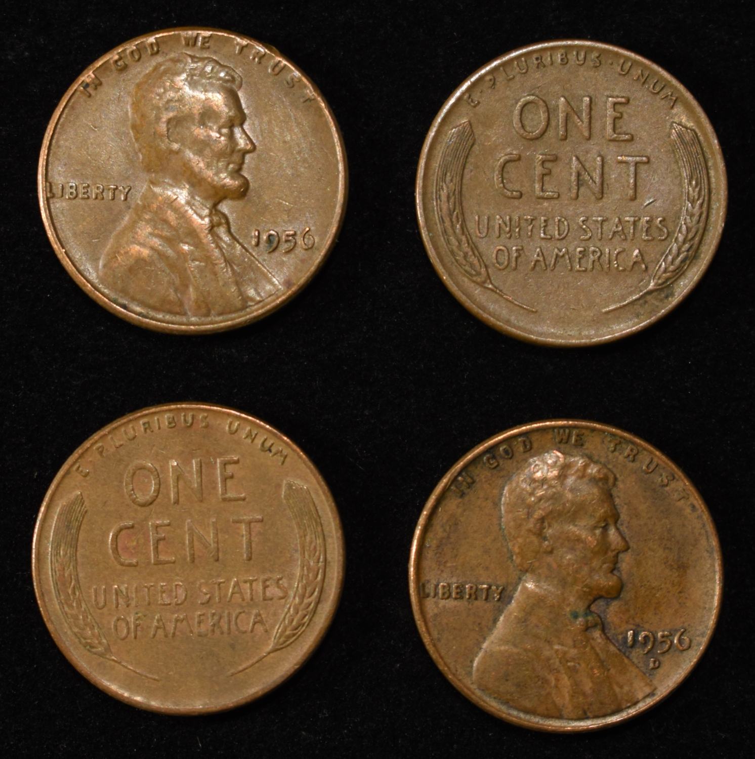 (500) 40'S & 50'S WHEAT CENTS
