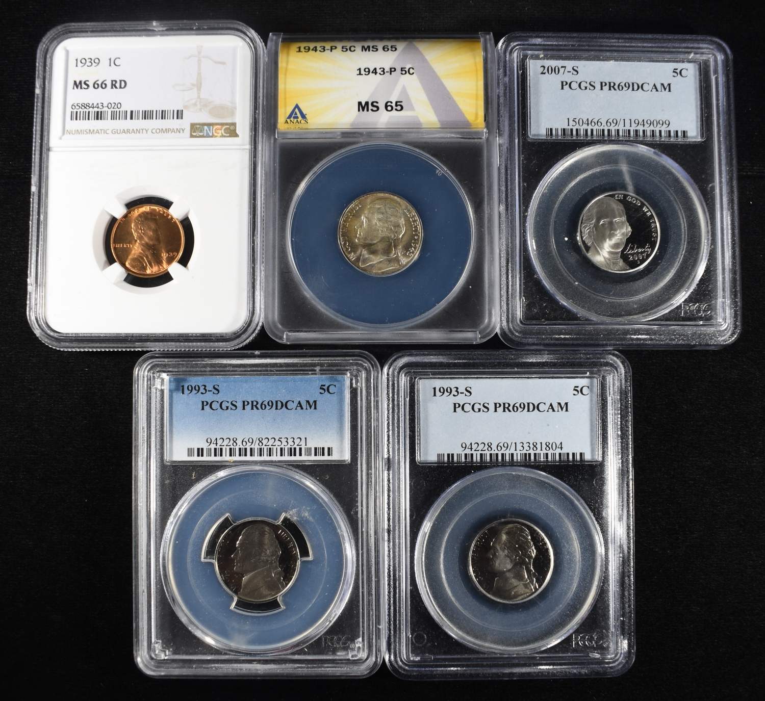GRADED COLLECTORS LOT