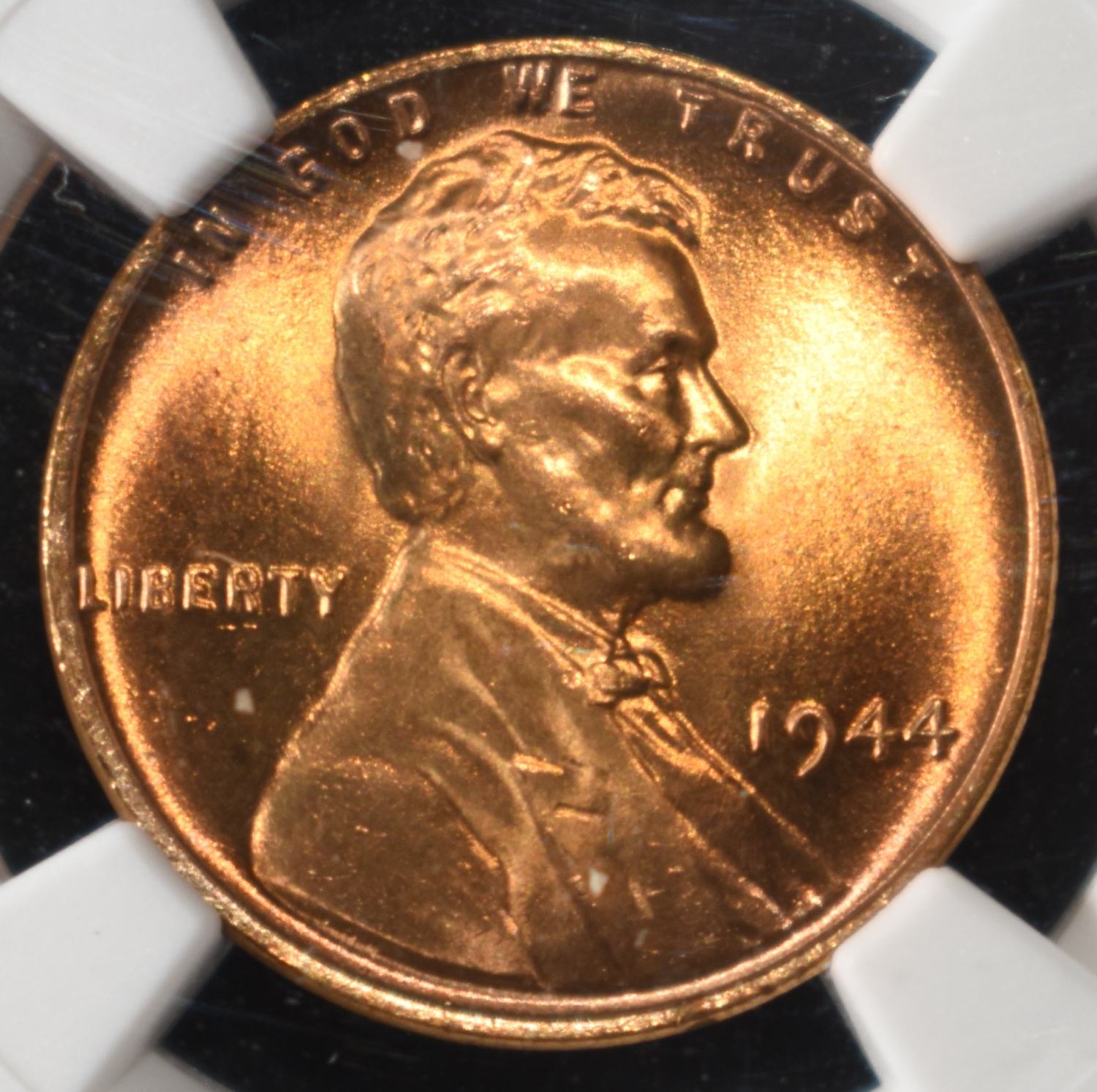 1944 WHEAT CENT NGC MS67 RD