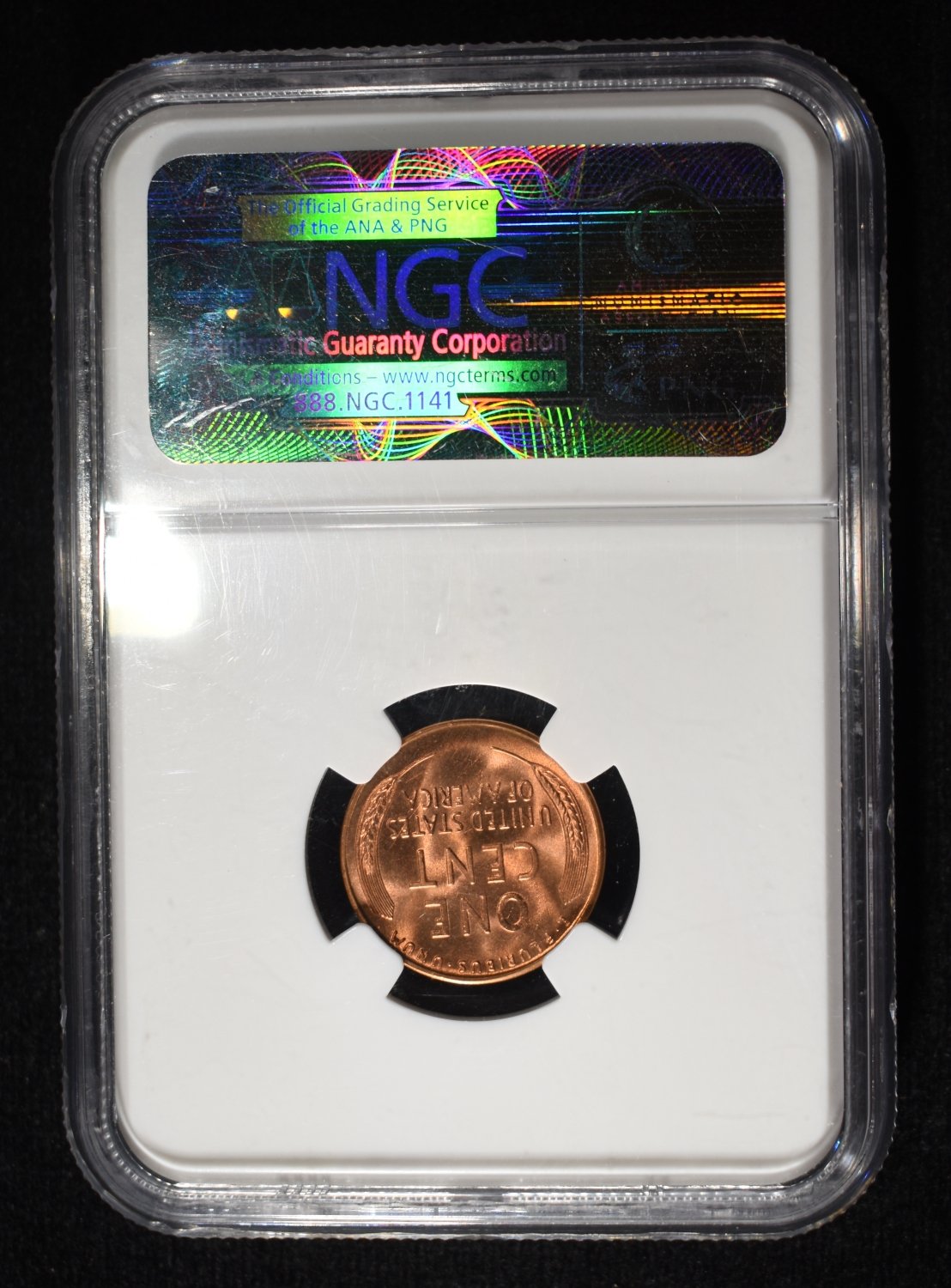 1946-S WHEAT CENT NGC MS67 RD