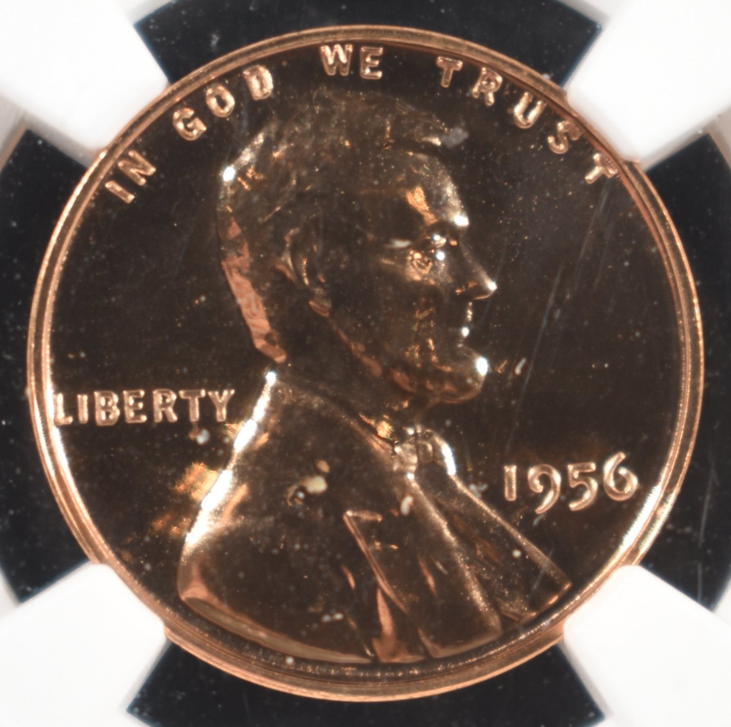 1956 WHEAT CENT NGC PF69 RD