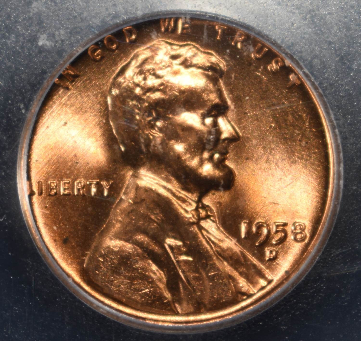 1958-D WHEAT CENT ICG MS67 RD