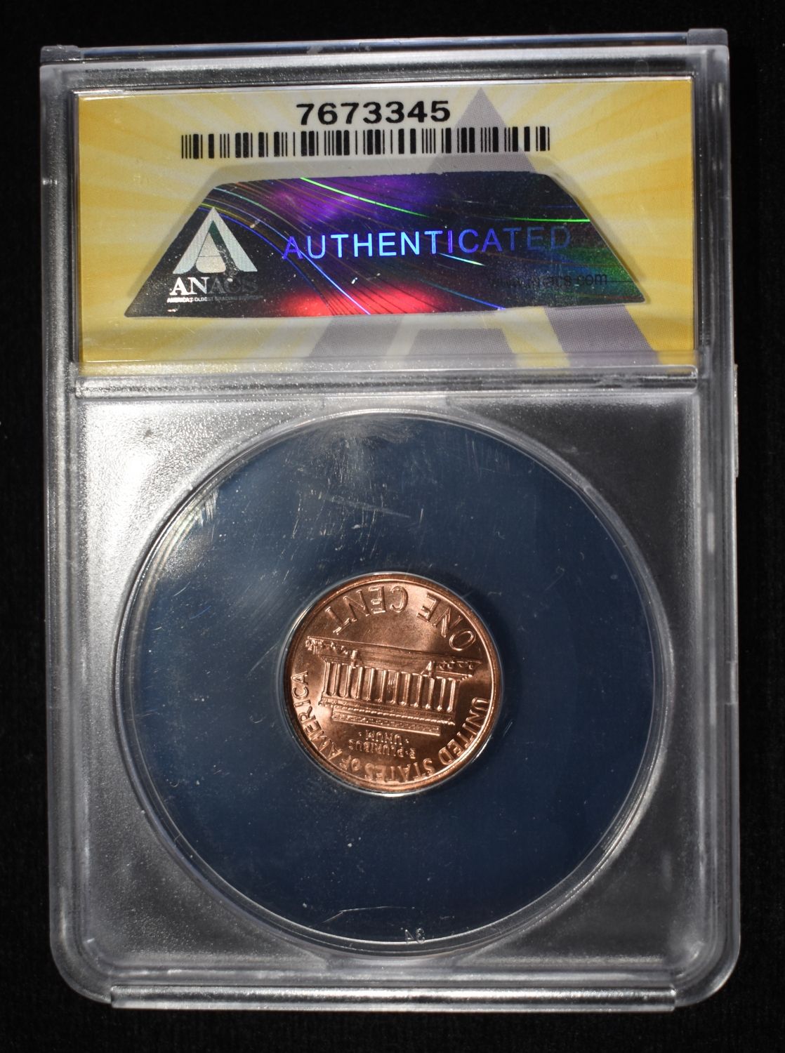 1988-D MEMORIAL CENT ANACS MS68 RED