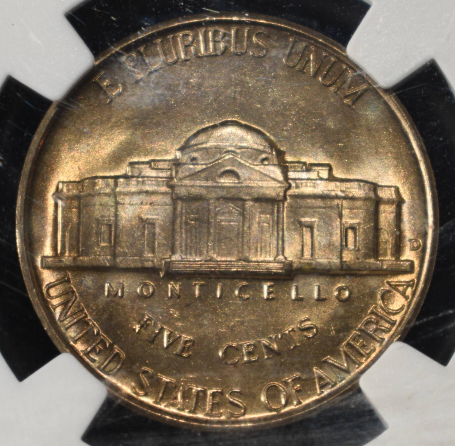 1950-D JEFFERSON NICKEL NGC MS67