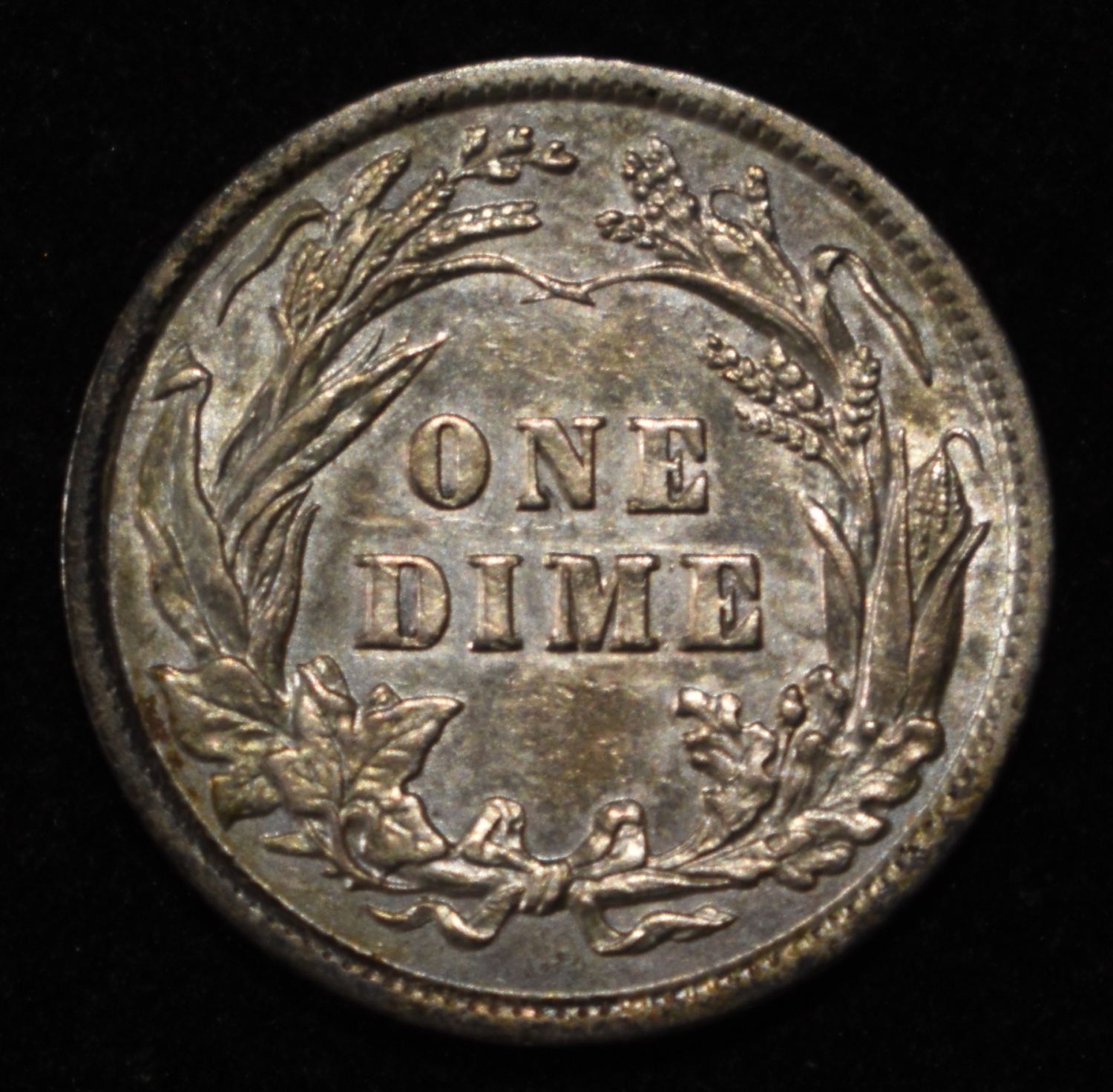 1902 BARBER DIME CH TO GEM ORIG UNC