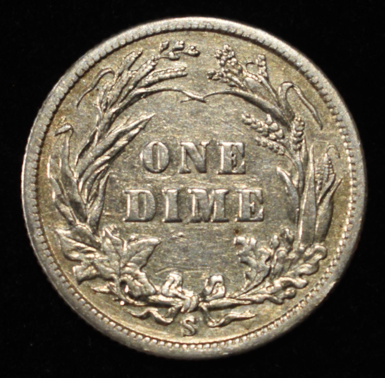 1904-S BARBER DIME AU