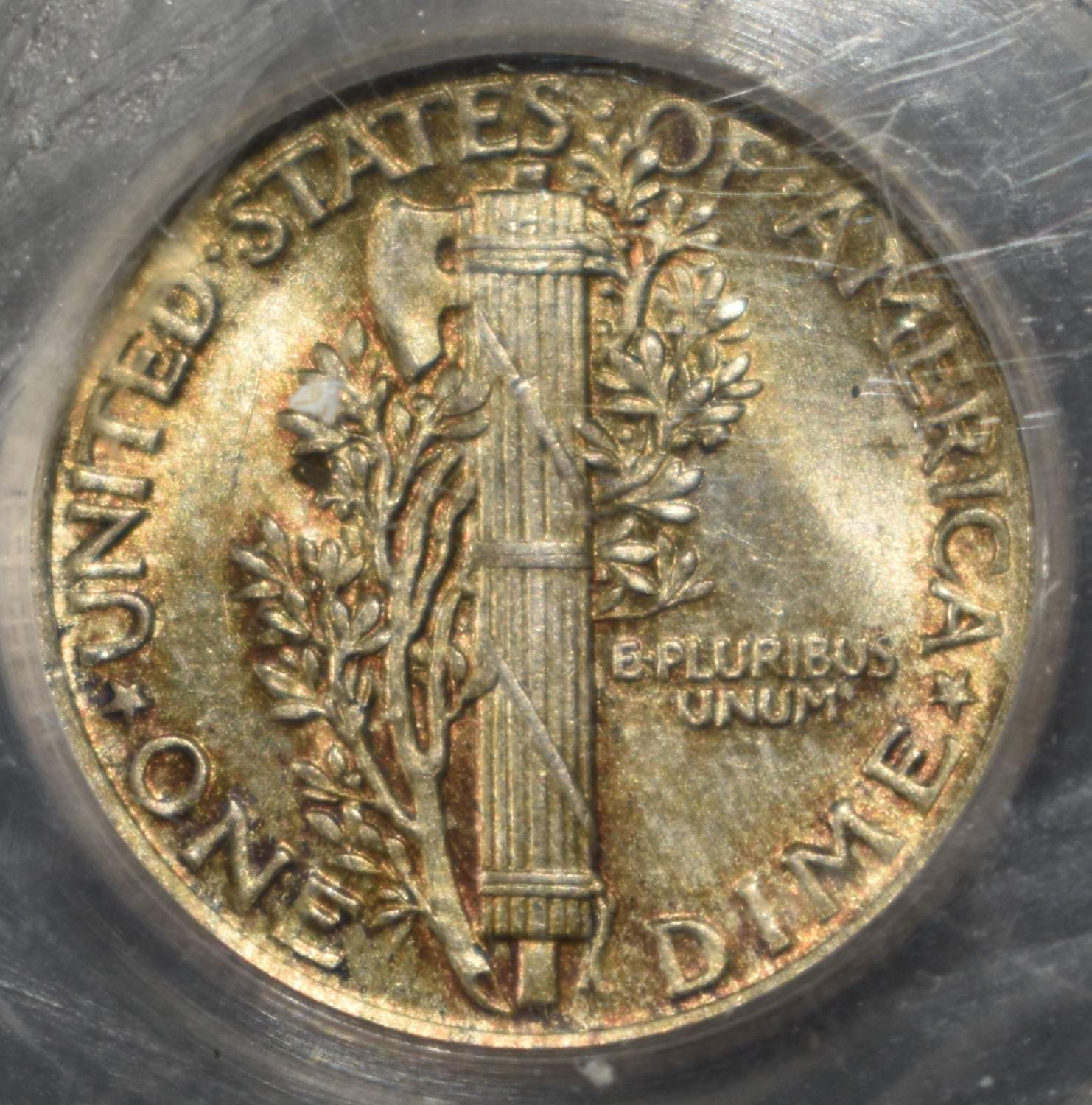 1920 MERCURY DIME FSB SEGS GEM BU