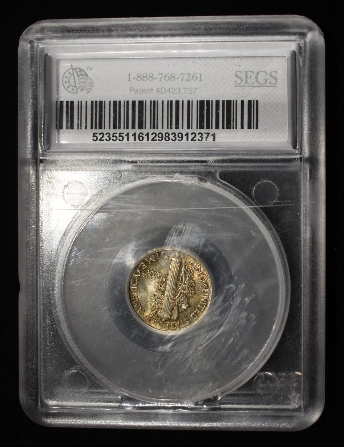 1920 MERCURY DIME FSB SEGS GEM BU