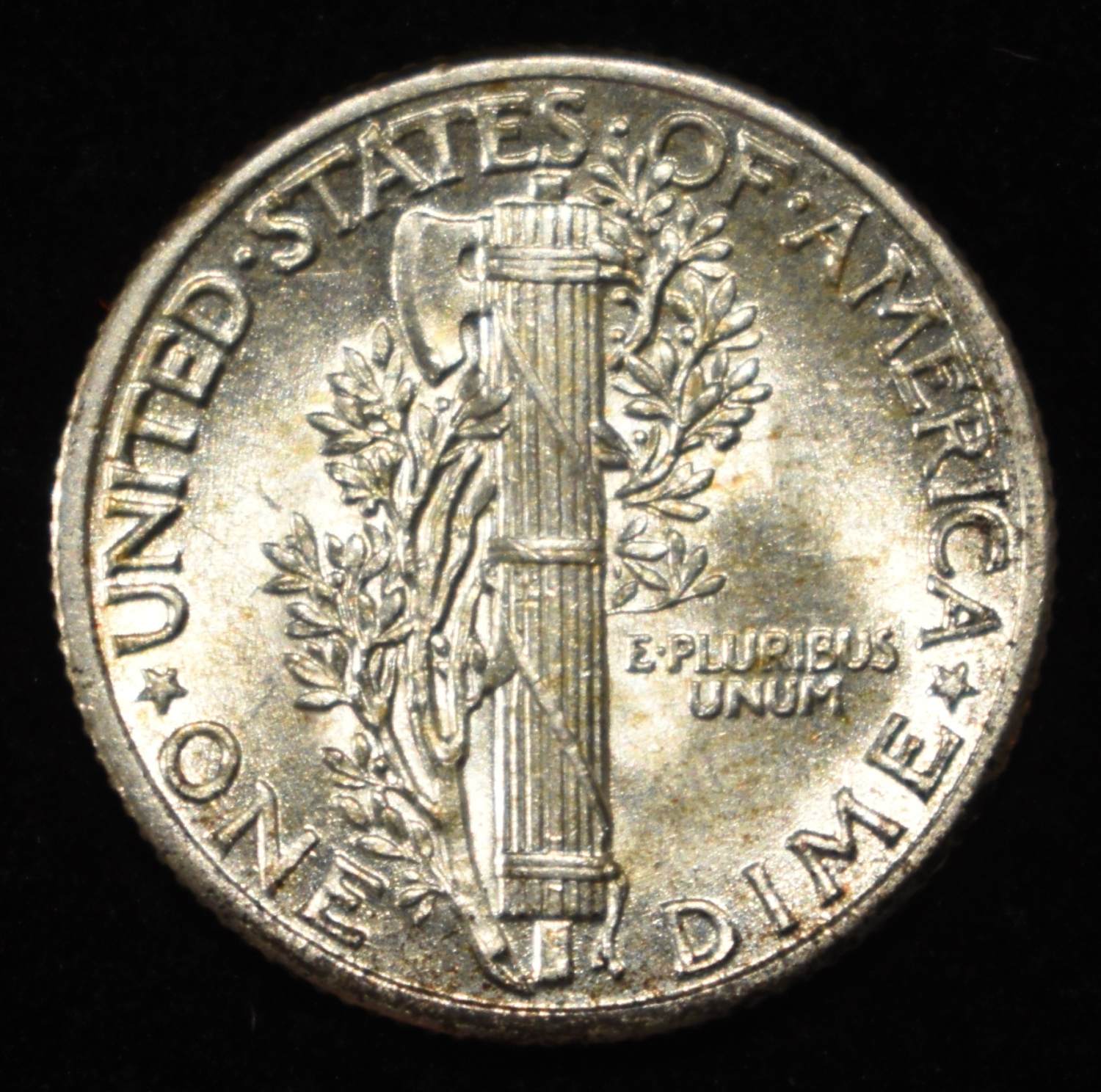 1936 MERCURY DIME FB SUPERB GEM BU
