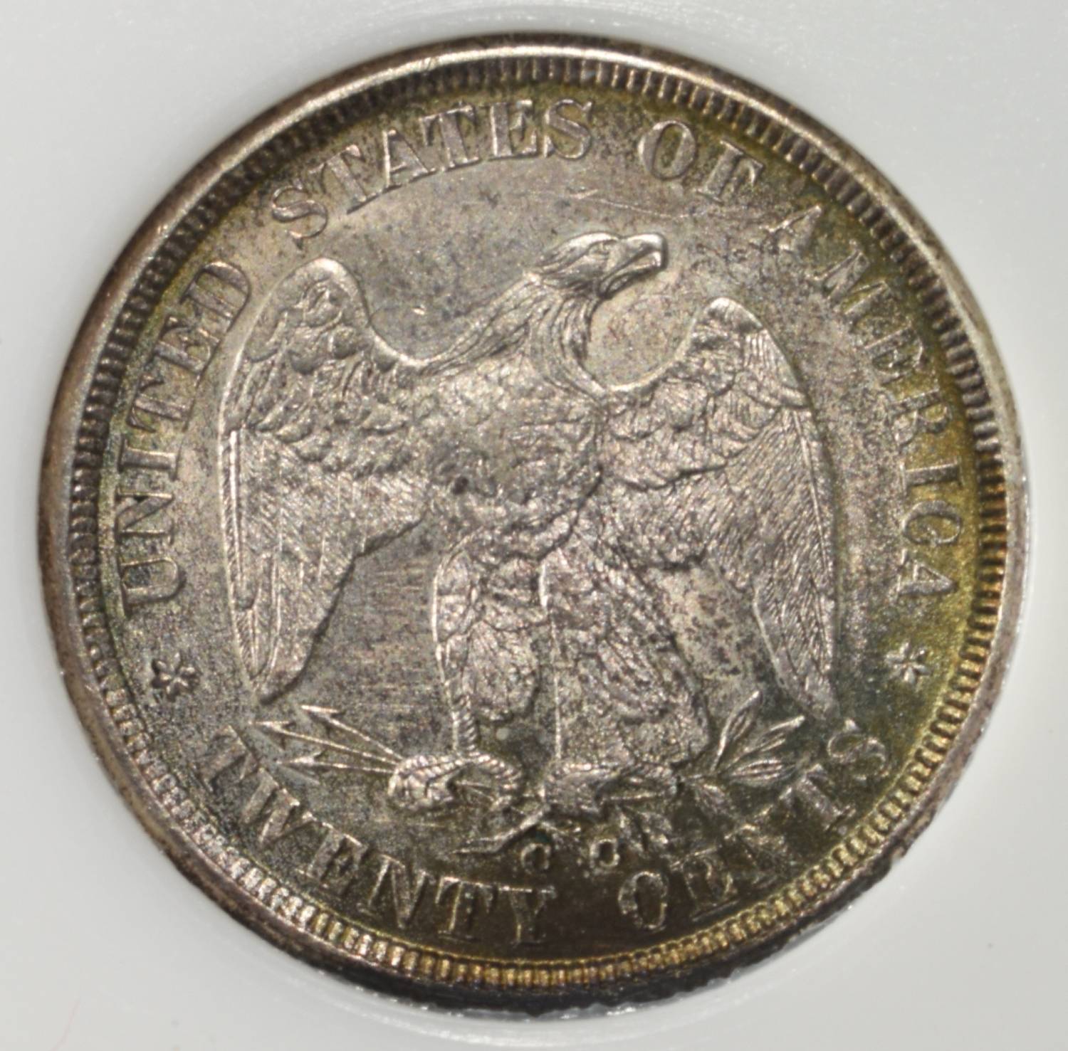 1875-CC LIBERTY SEATED 20-CENT PCI GEM BU