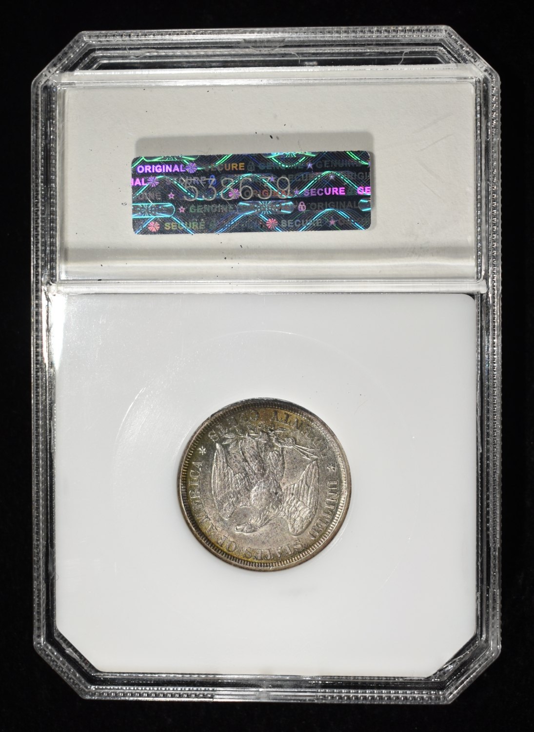 1875-CC LIBERTY SEATED 20-CENT PCI GEM BU