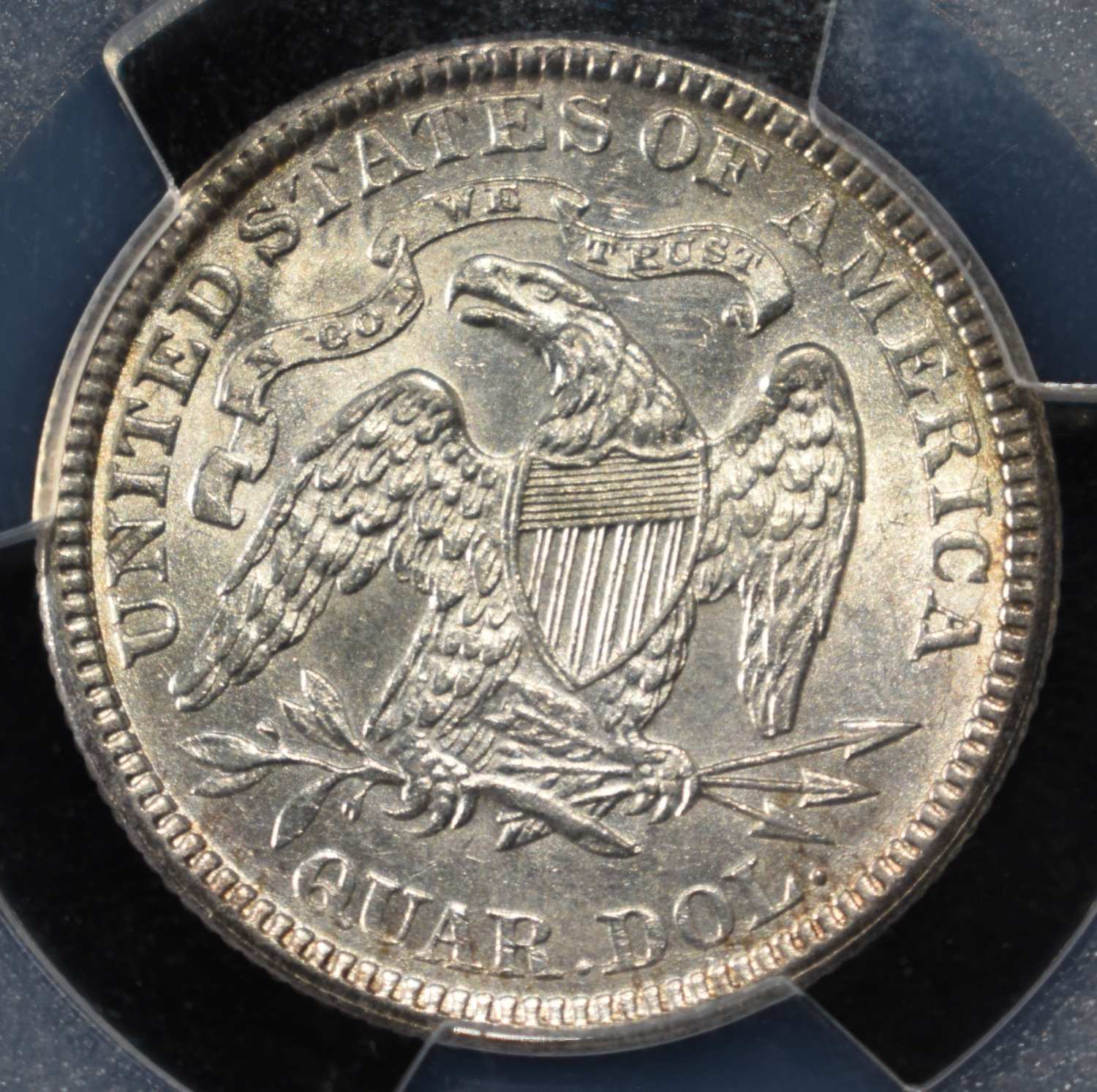 1875 LIBERTY SEATED QUARTER PCGS GENUINE