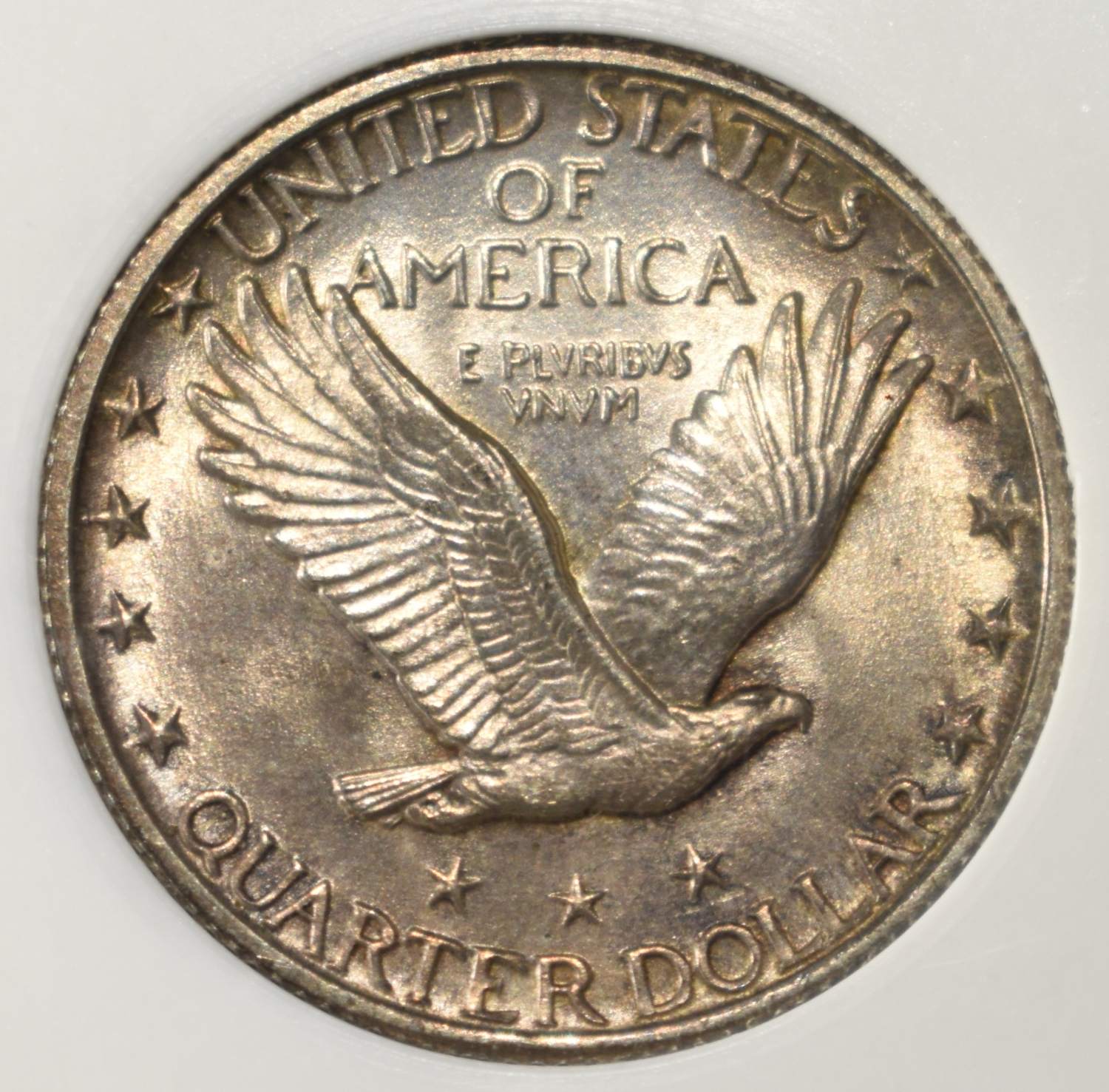 1924 STANDING LIBERTY QUARTER PCI GEM BU FH
