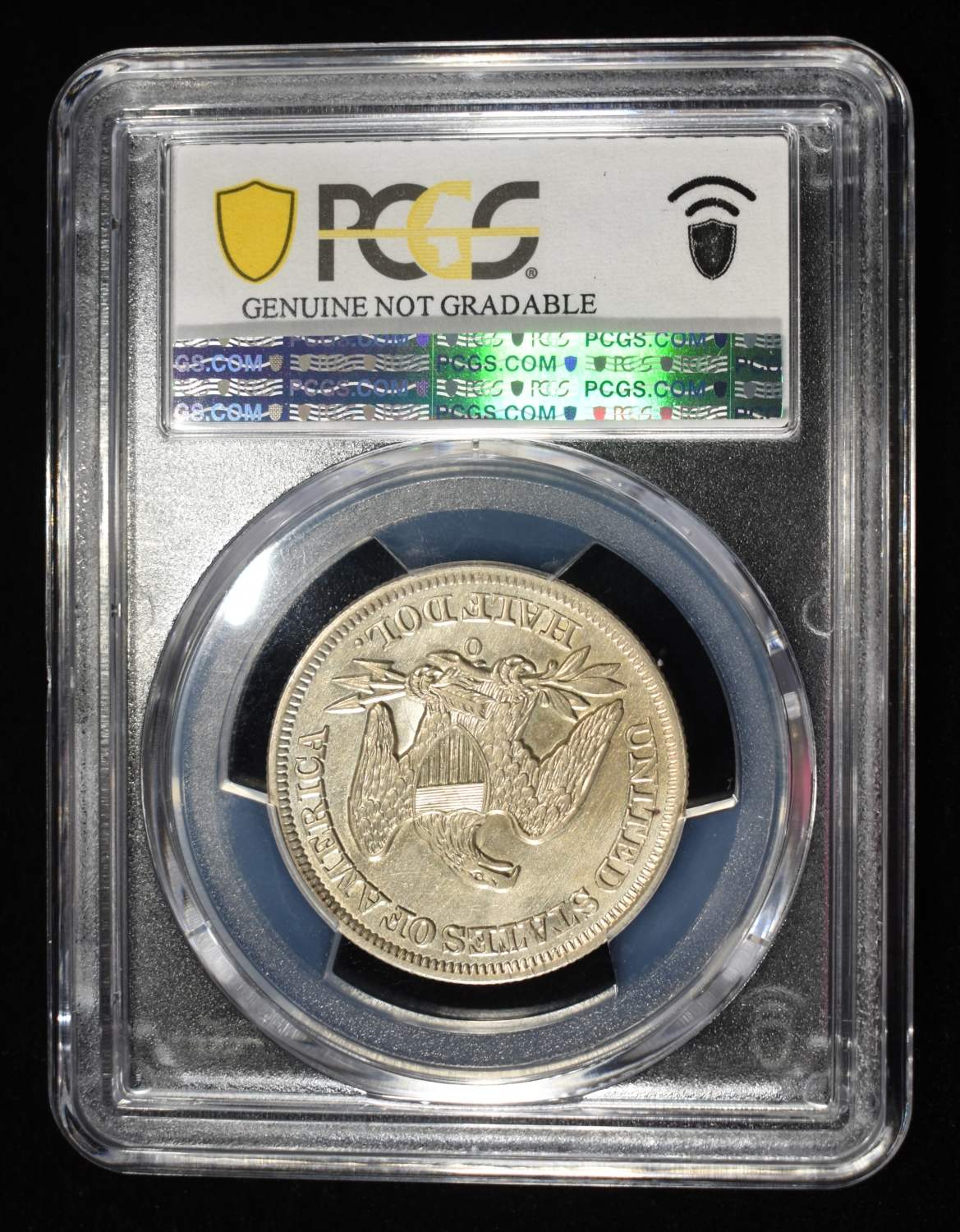 1855-O LIBERTY SEATED HALF DOLLAR PCGS GENUINE