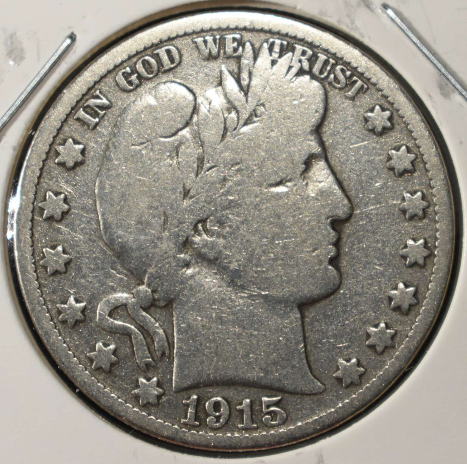 1915-S BARBER HALF DOLLAR