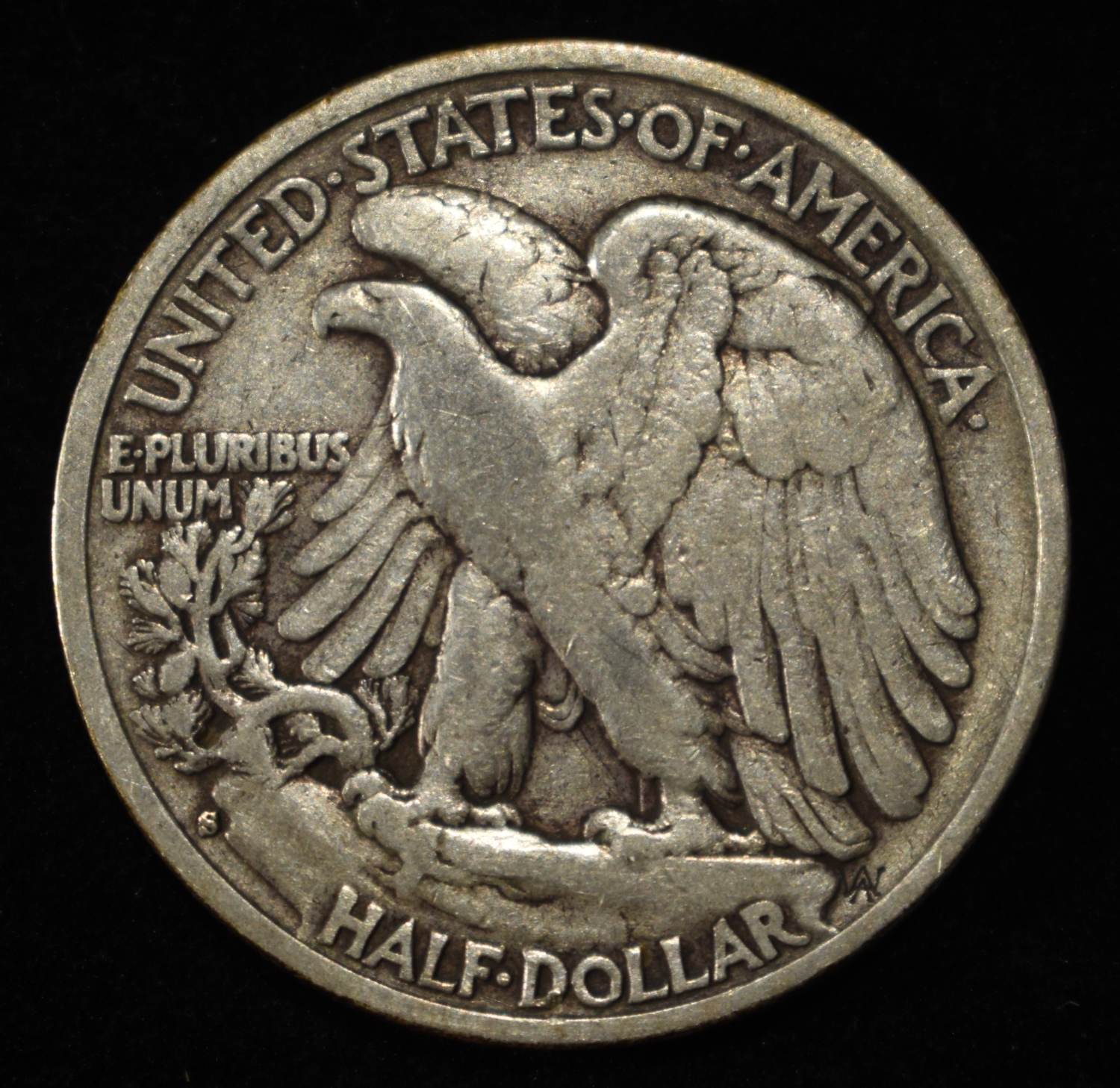 1928-S WALKING LIBERTY HALF DOLLAR VF
