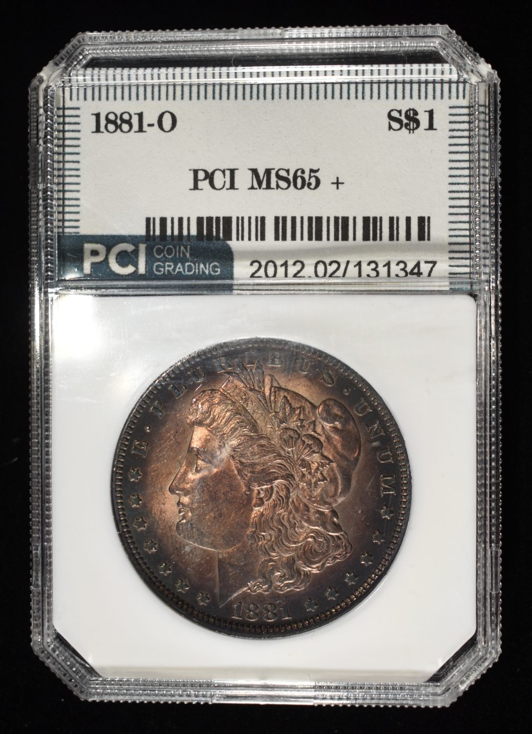 1881-O MORGAN DOLLAR PCI GEM BU