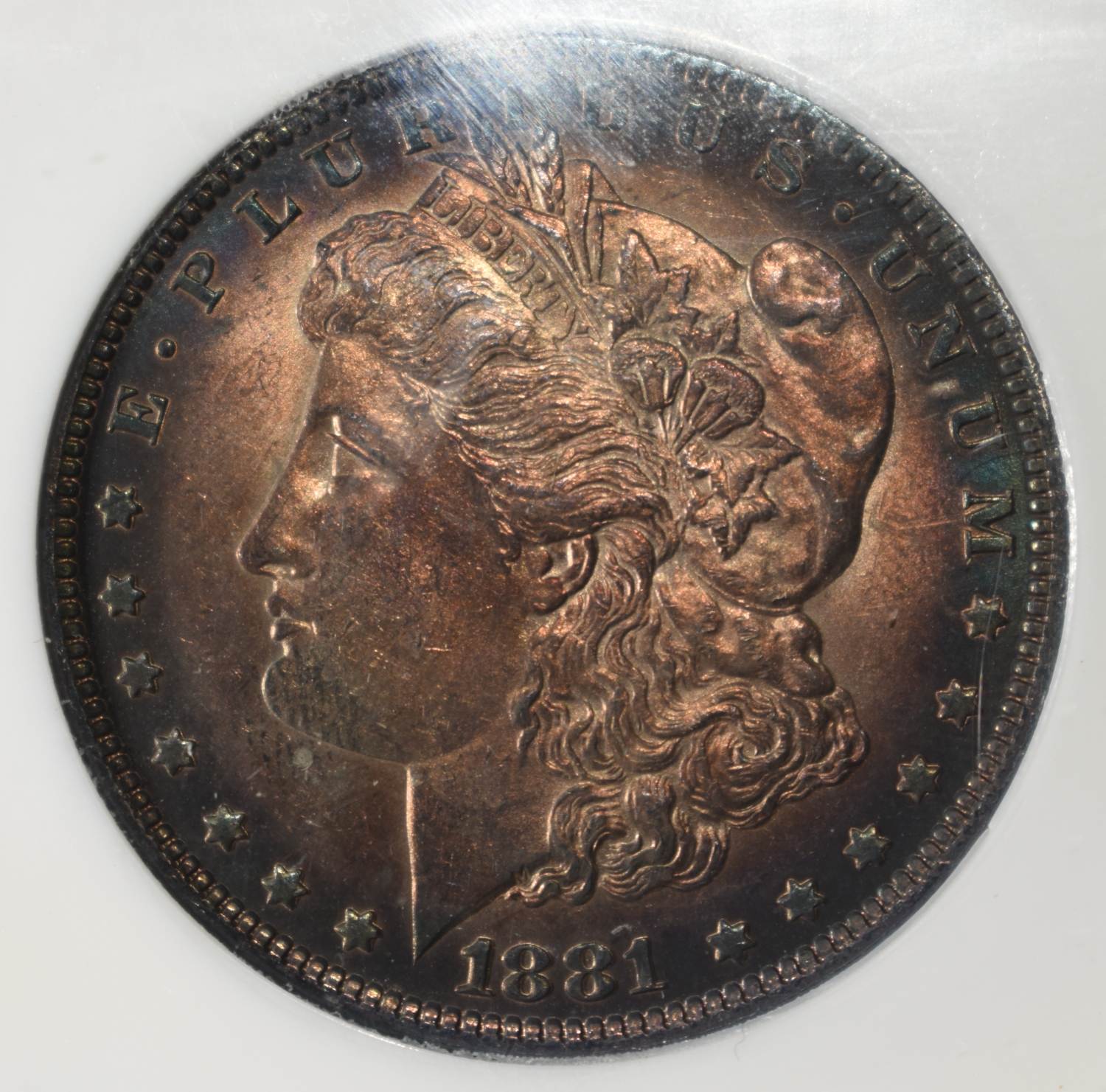 1881-O MORGAN DOLLAR PCI GEM BU